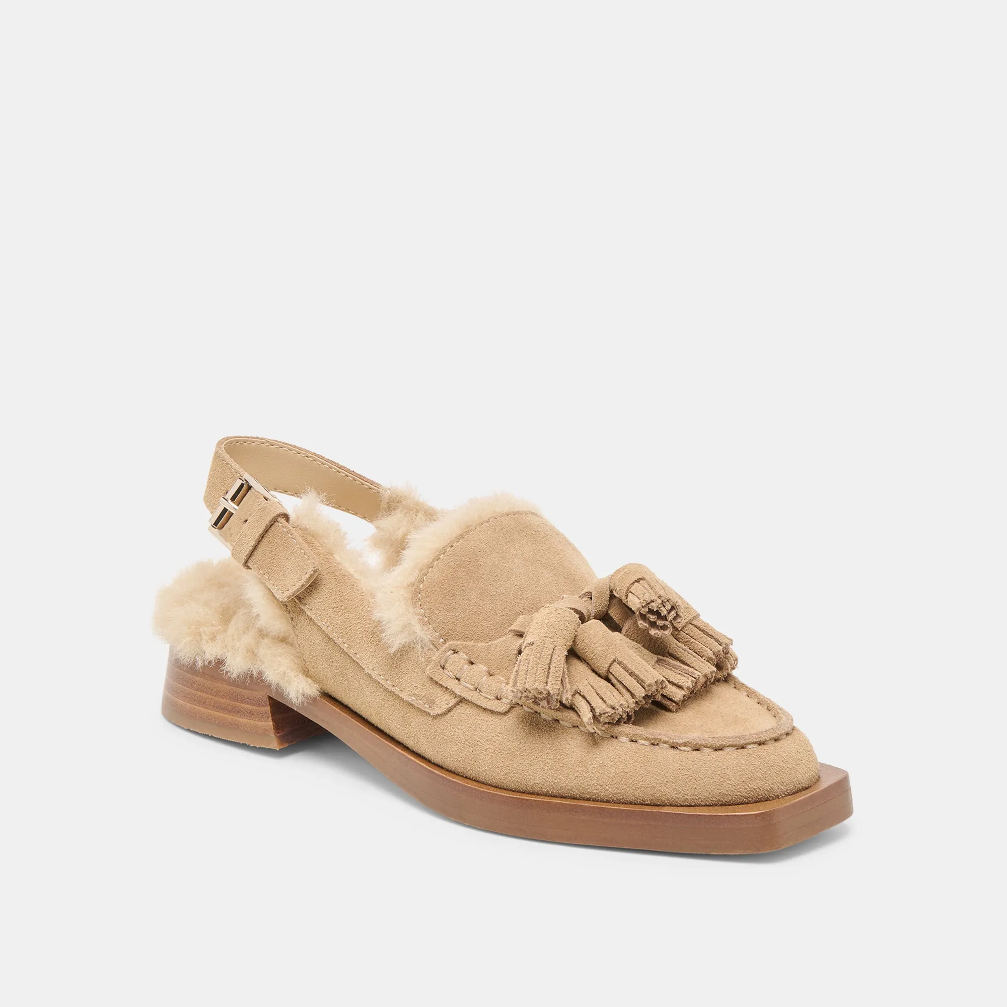 HAMLIT PLUSH LOAFERS DK TAUPE SUEDE sold by Dolce Vita product image thumbnail 2