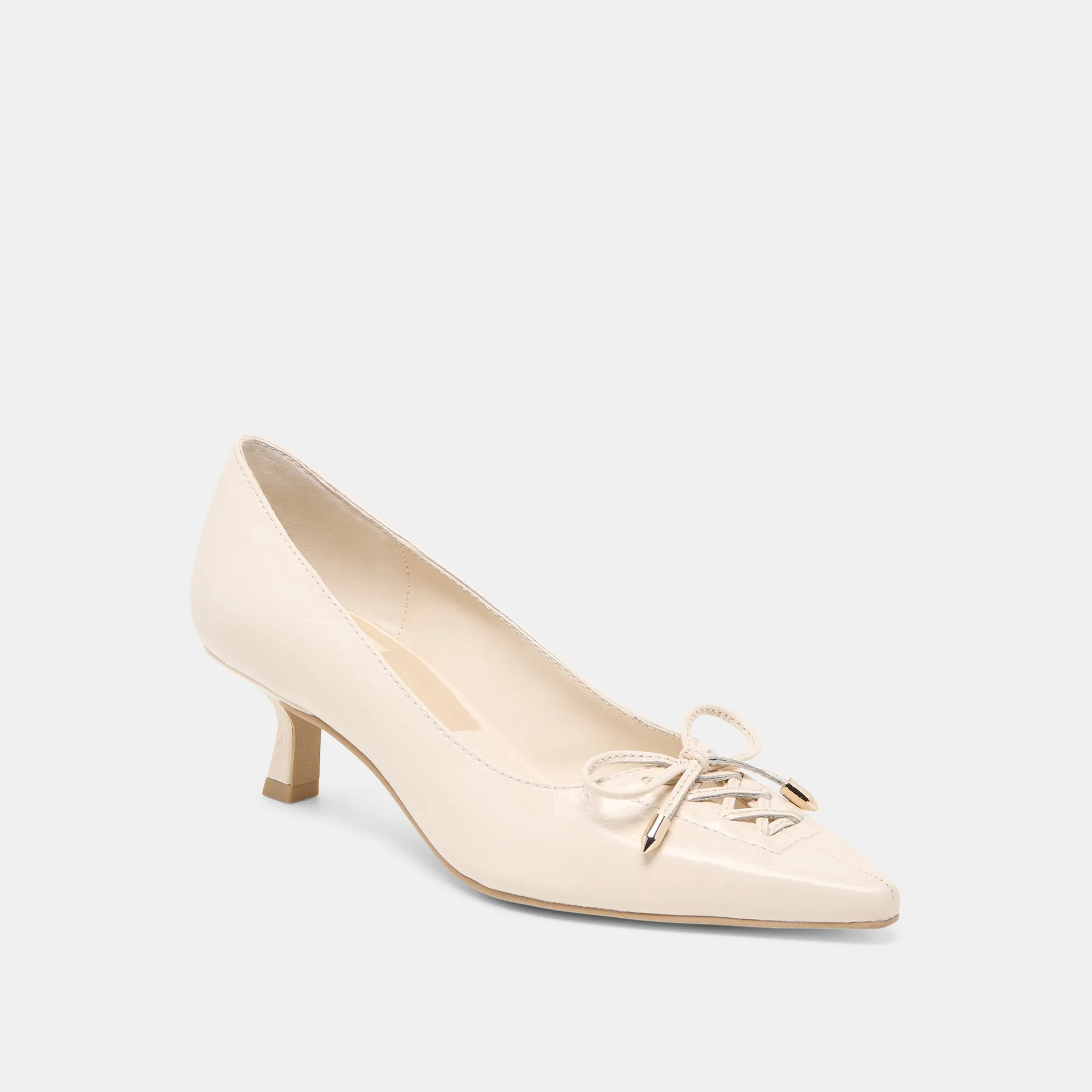 CLARIE HEELS BONE CRINKLE PATENT LEATHER sold by Dolce Vita product image thumbnail 2