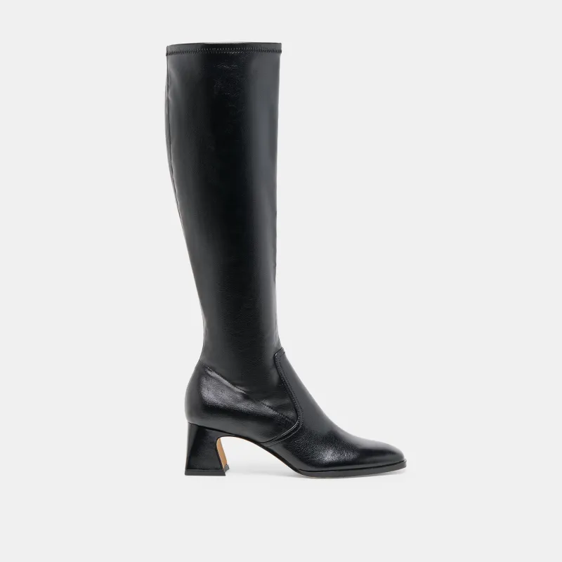ALIVIA BOOTS BLACK LEATHER sold by Dolce Vita