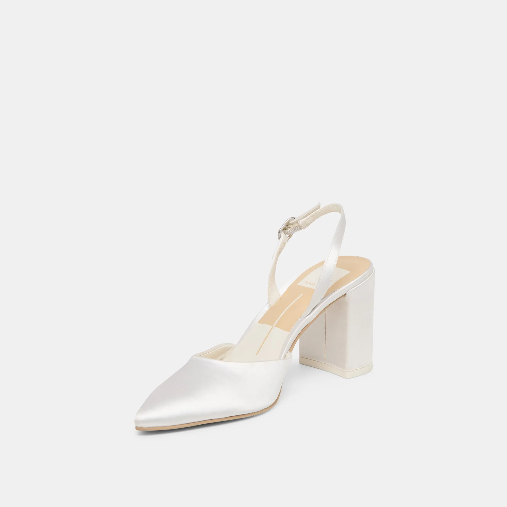 CAREL HIGH HEELS TRUE WHITE SATIN sold by Dolce Vita product image thumbnail 4