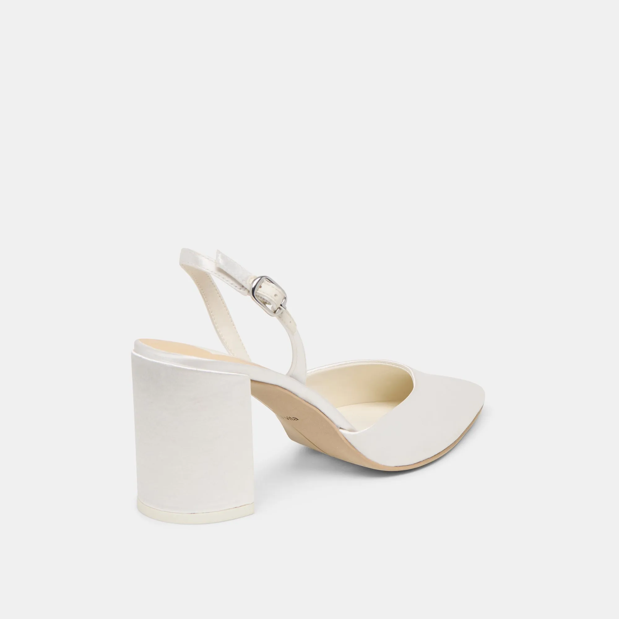 CAREL HIGH HEELS TRUE WHITE SATIN sold by Dolce Vita product image thumbnail 3