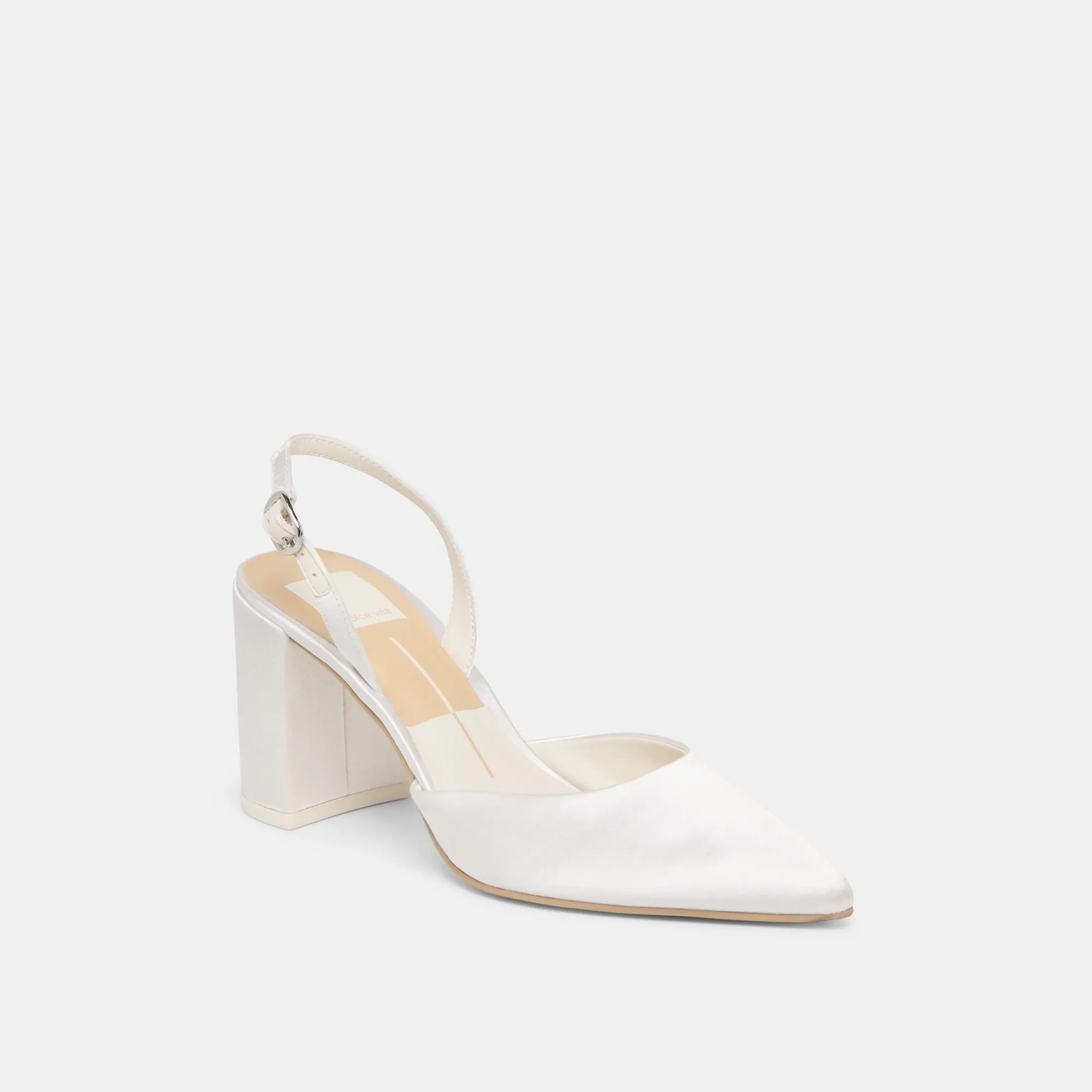 CAREL HIGH HEELS TRUE WHITE SATIN sold by Dolce Vita product image thumbnail 2