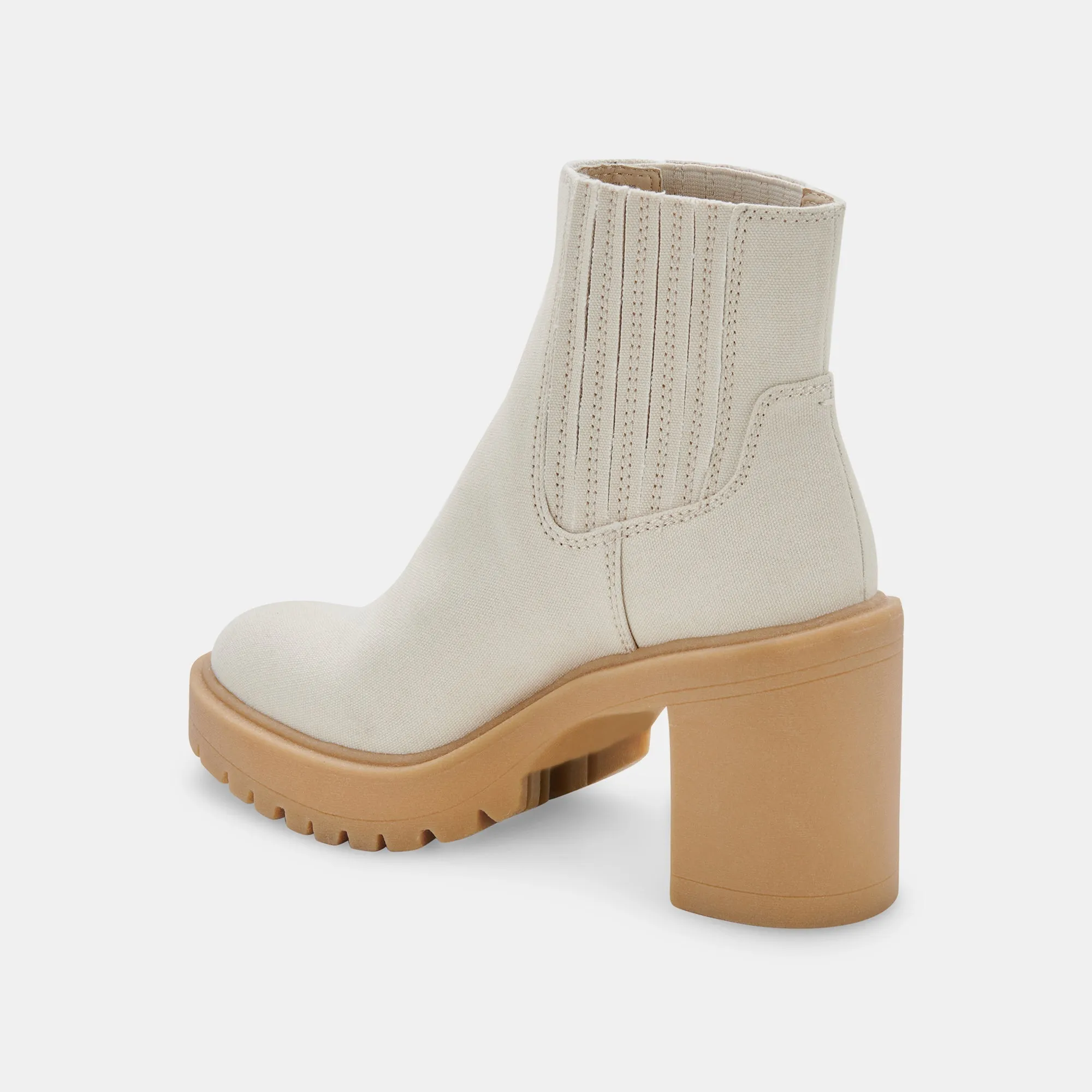 CASTER BOOTIES SANDSTONE CANVAS - re:vita sold by Dolce Vita product image thumbnail 5