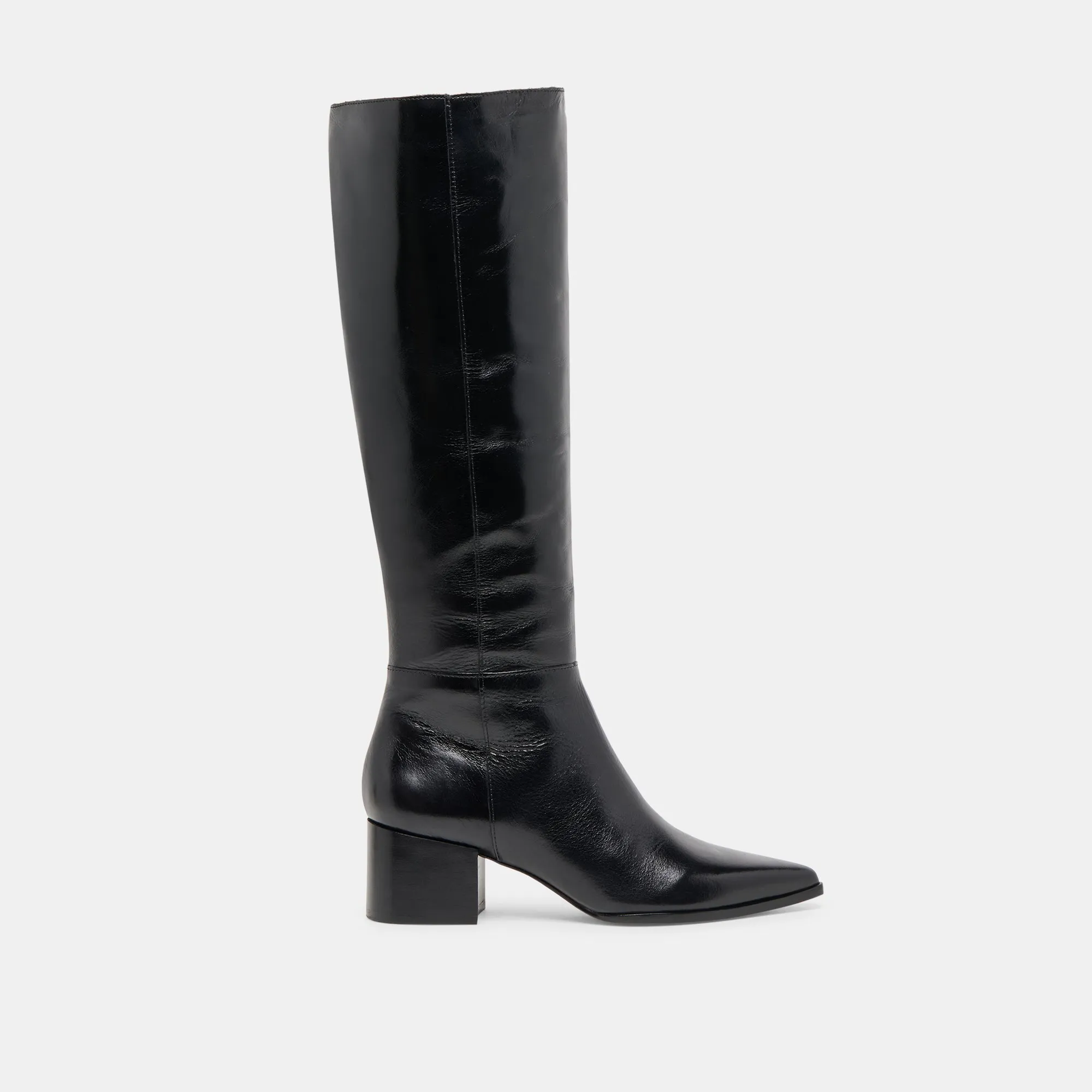 KIRSON WIDE CALF BOOTS BLACK LEATHER sold by Dolce Vita