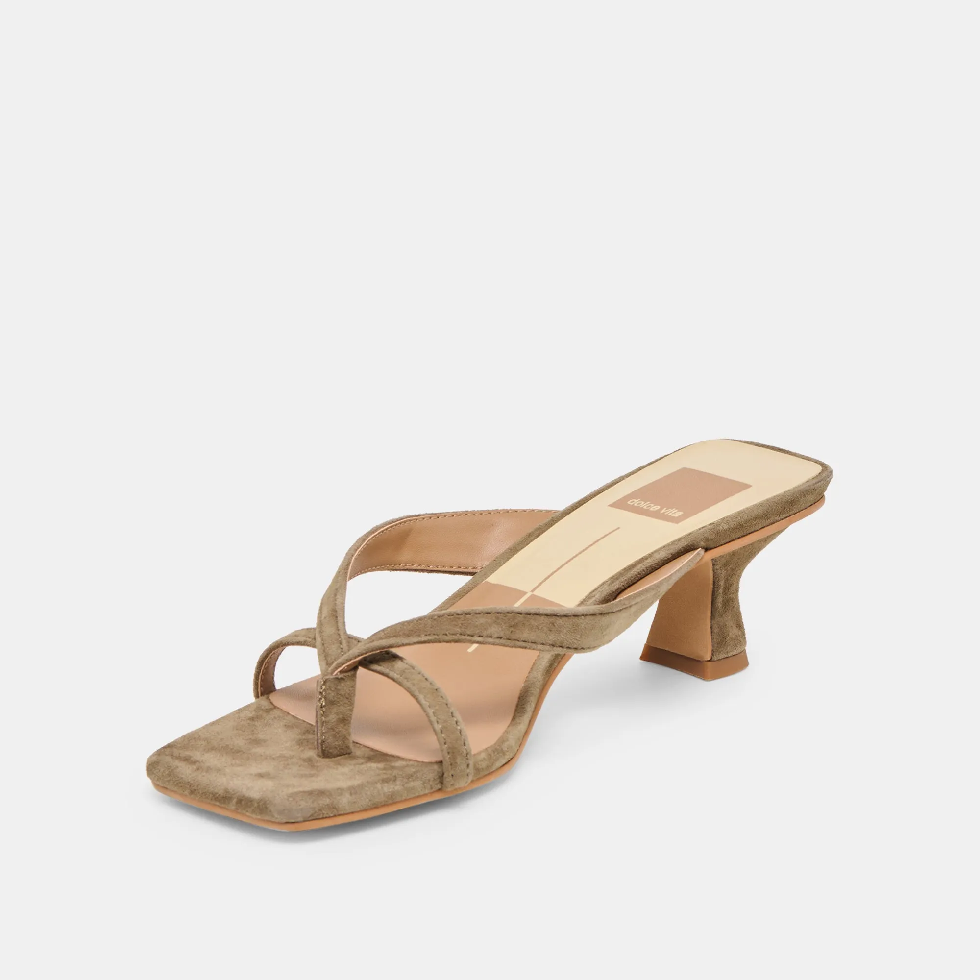 BREVEL HEELS OLIVE SUEDE sold by Dolce Vita product image thumbnail 4