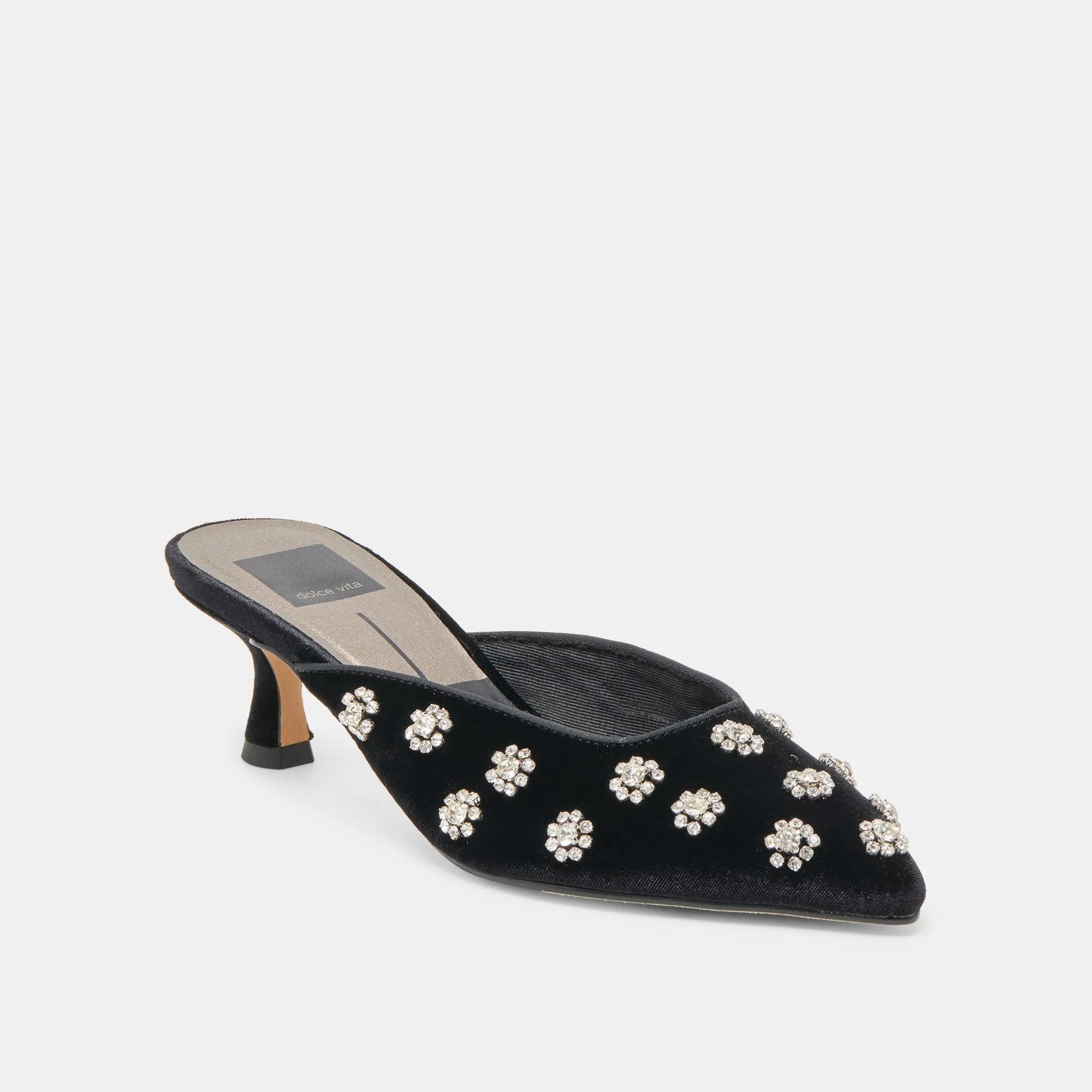 CLARA HEELS NERO VELVET sold by Dolce Vita product image thumbnail 2