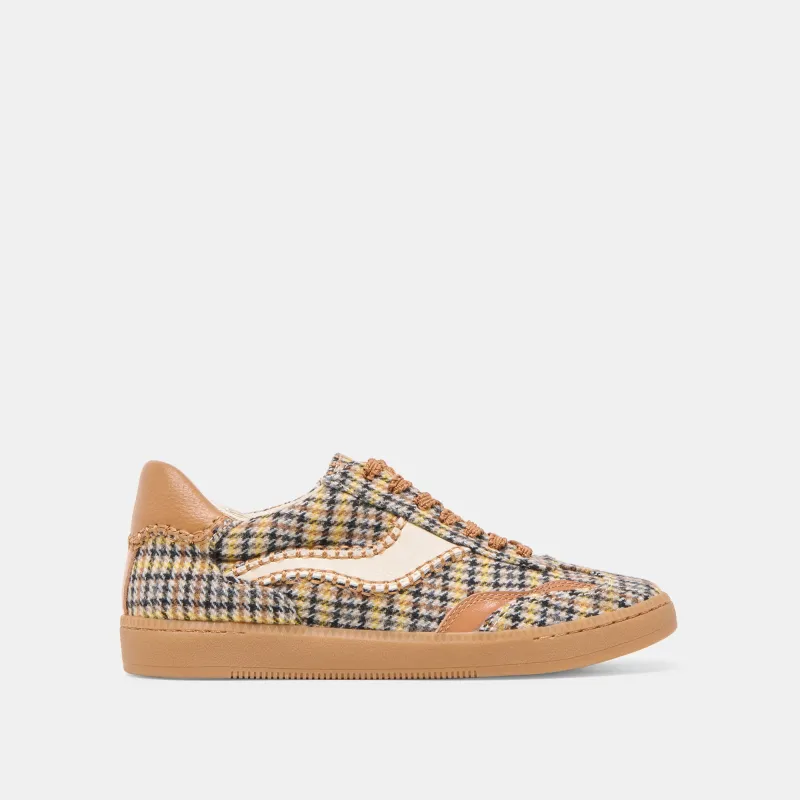 NOTICE STITCH SNEAKERS YELLOW PLAID TWEED sold by Dolce Vita
