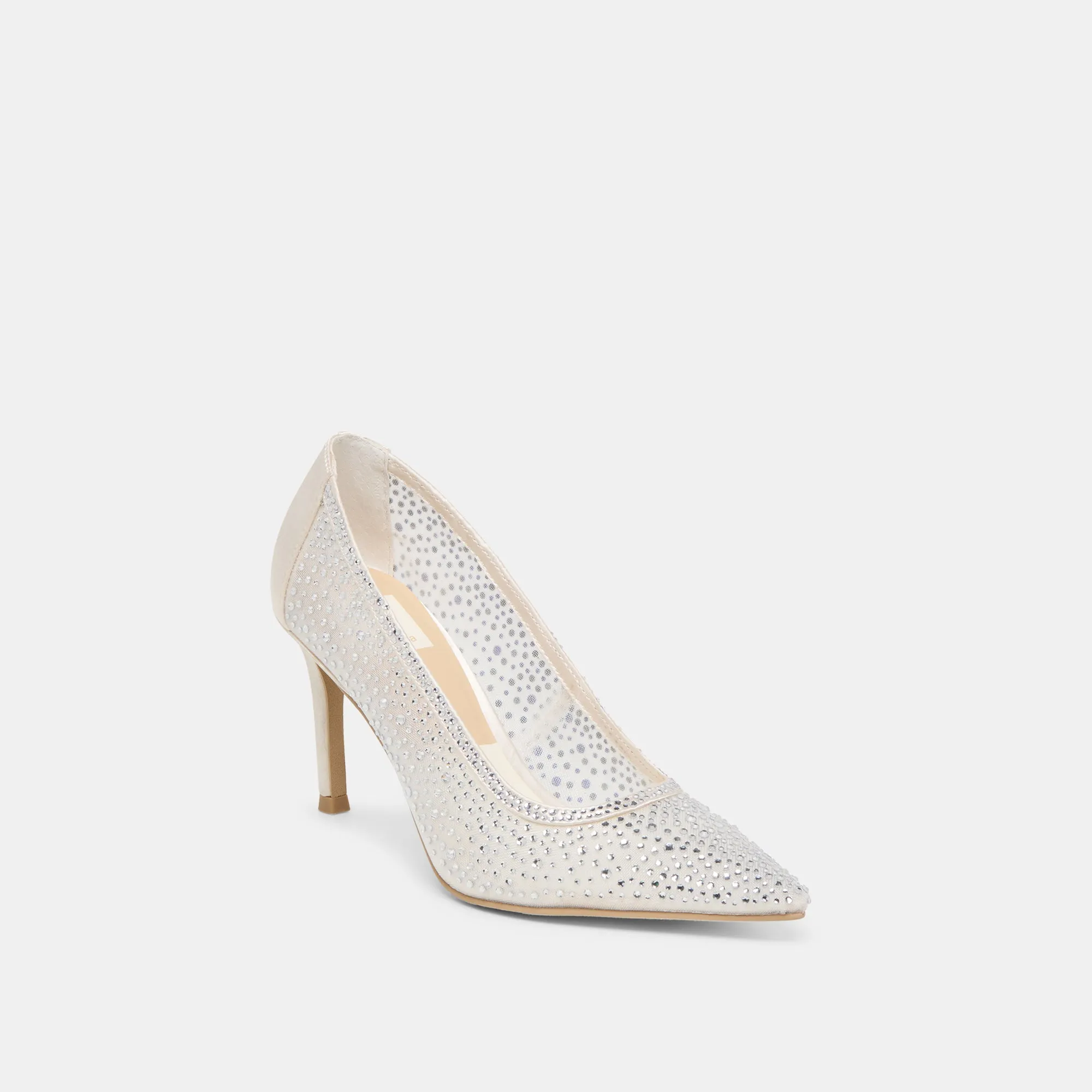 KASHE CRYSTAL HEELS WHITE MESH sold by Dolce Vita product image thumbnail 2