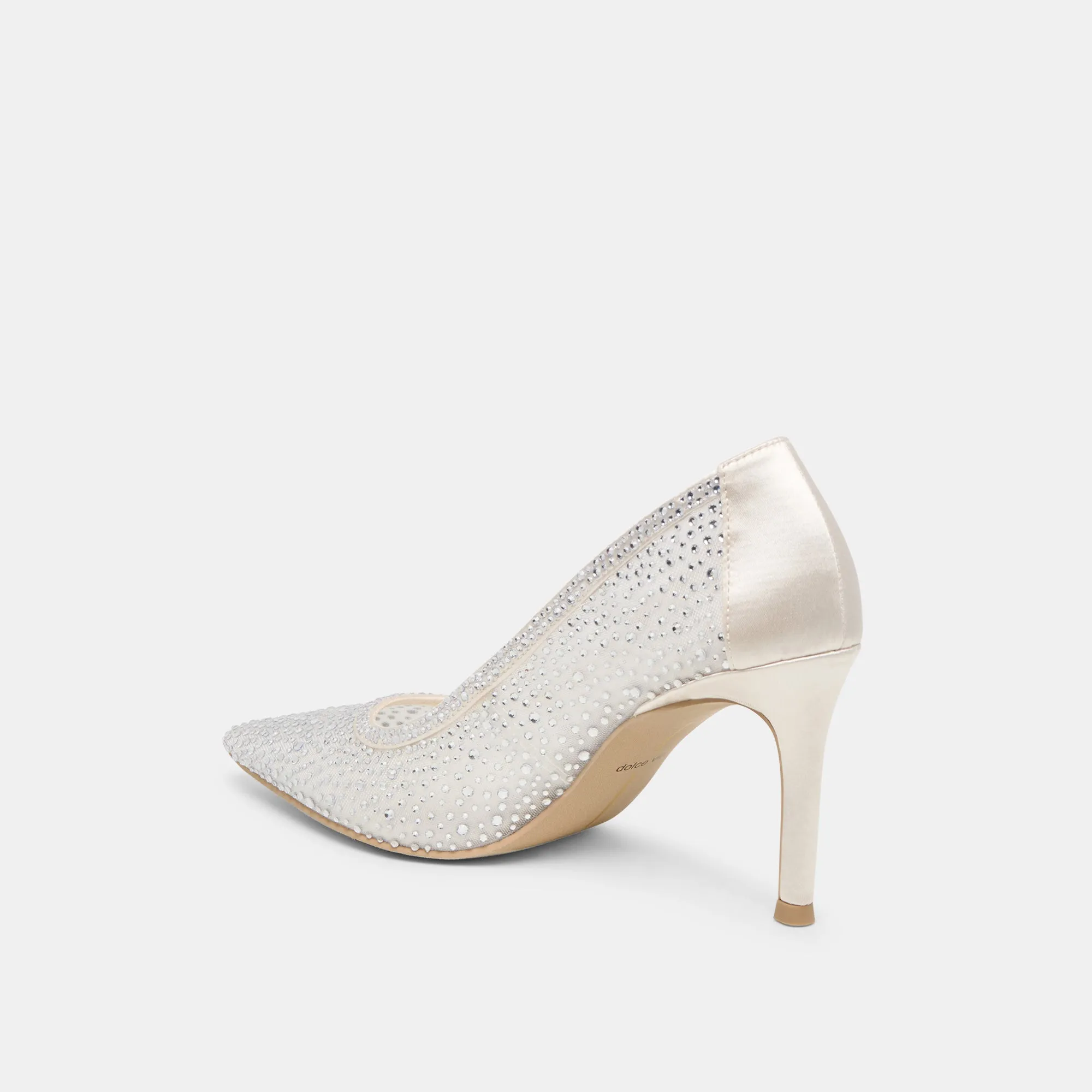 KASHE CRYSTAL HEELS WHITE MESH sold by Dolce Vita product image thumbnail 5