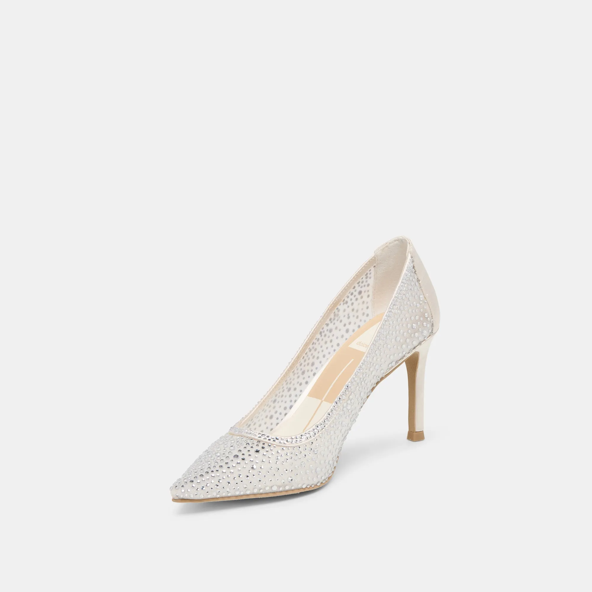 KASHE CRYSTAL HEELS WHITE MESH sold by Dolce Vita product image thumbnail 4