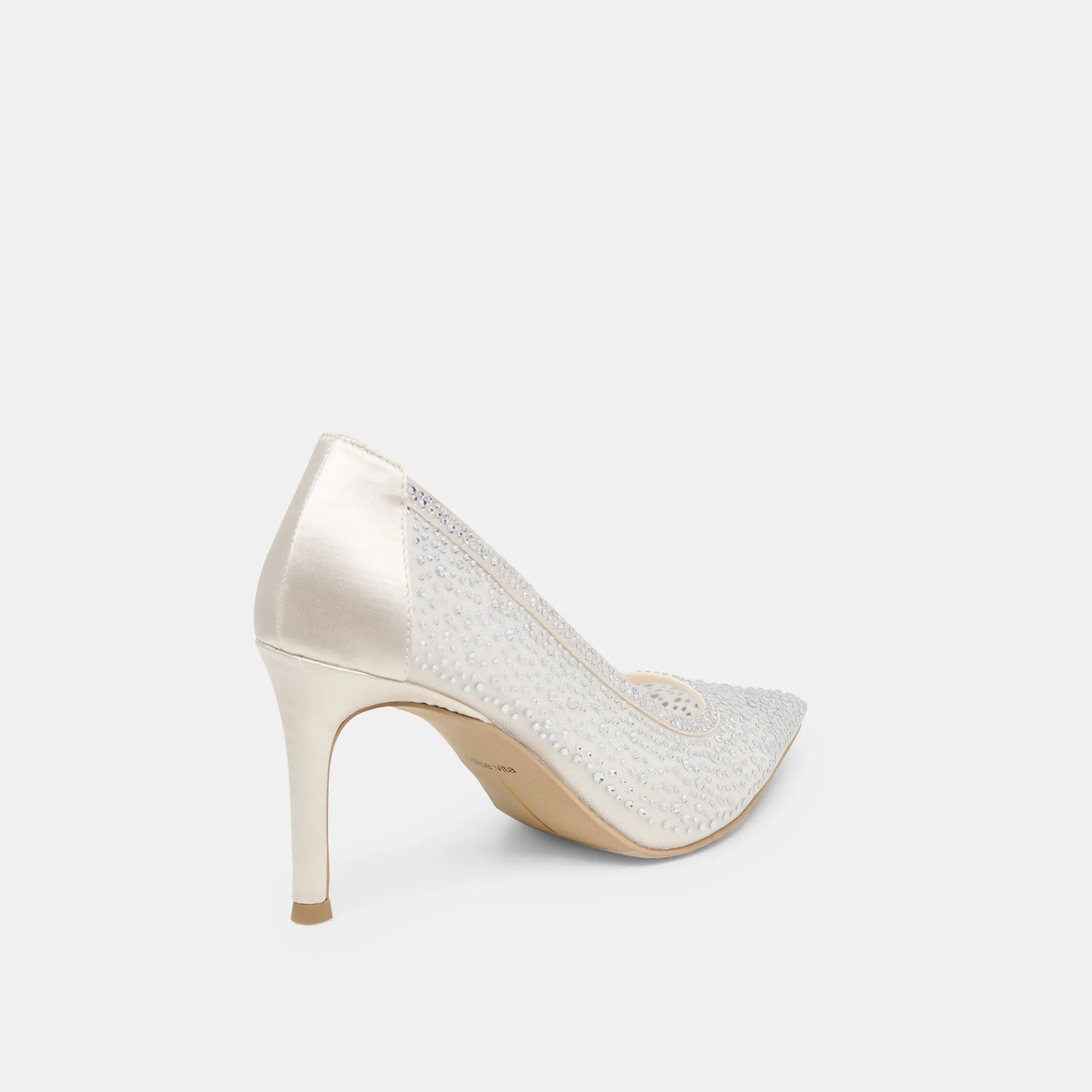 KASHE CRYSTAL HEELS WHITE MESH sold by Dolce Vita product image thumbnail 3