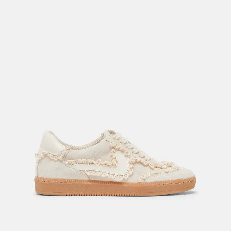 NOTICE LACE SNEAKERS IVORY SUEDE - re:vita sold by Dolce Vita