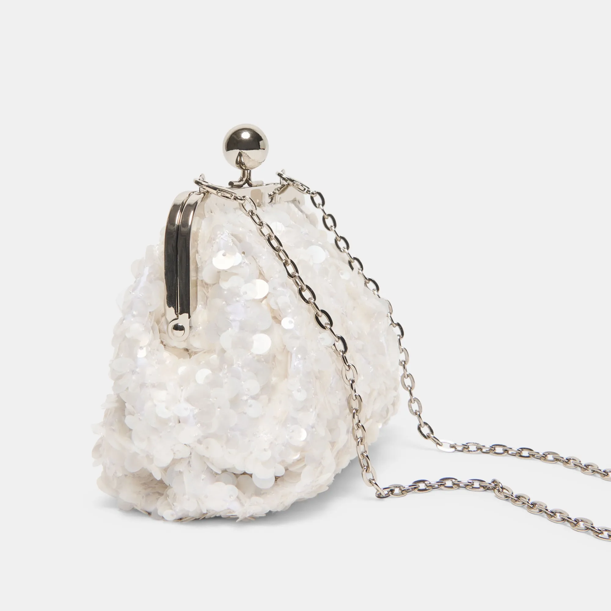 KENDALL CLUTCH WHITE SEQUIN sold by Dolce Vita product image thumbnail 2