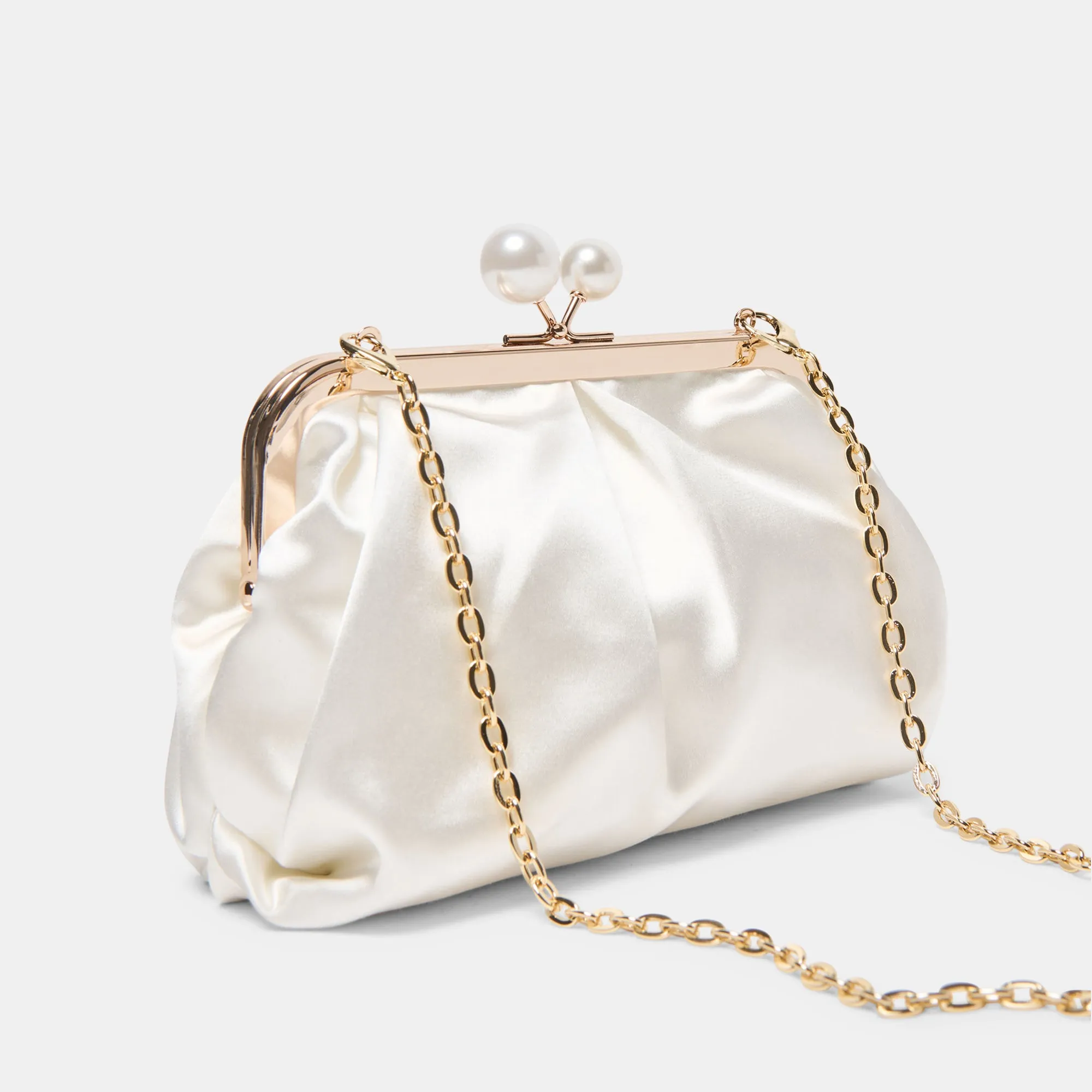 KENDALL CLUTCH WHITE SATIN sold by Dolce Vita product image thumbnail 2