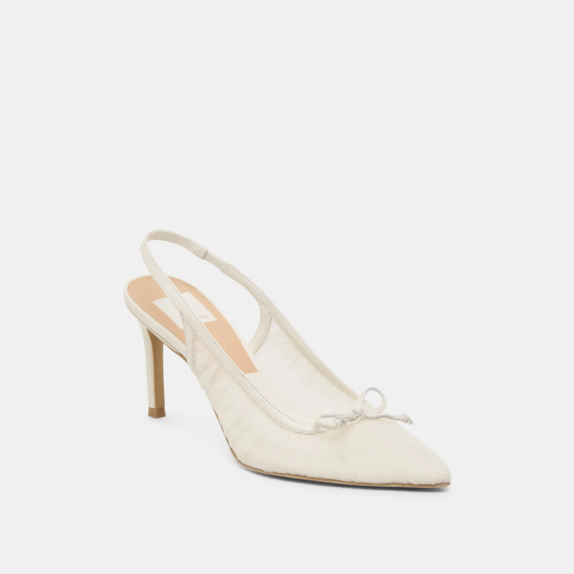 YELA HEELS WHITE TULLE - re:vita sold by Dolce Vita product image thumbnail 3