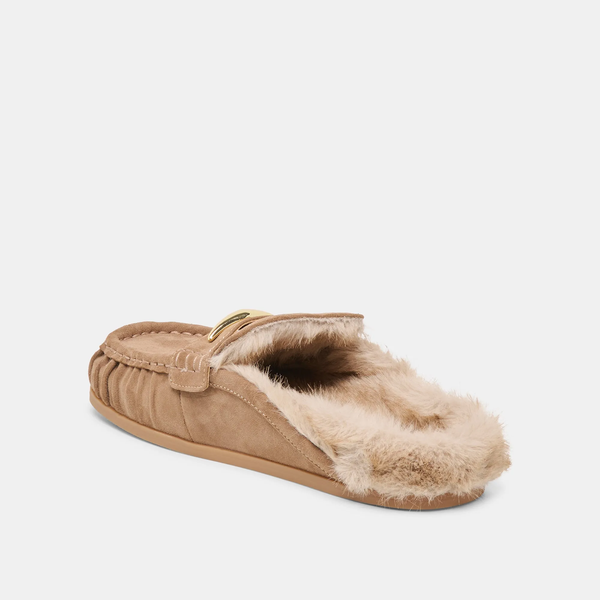 JODERO PLUSH FLATS MUSHROOM SUEDE sold by Dolce Vita product image thumbnail 5
