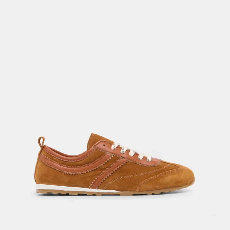 VIPER SNEAKERS COGNAC SUEDE sold by Dolce Vita