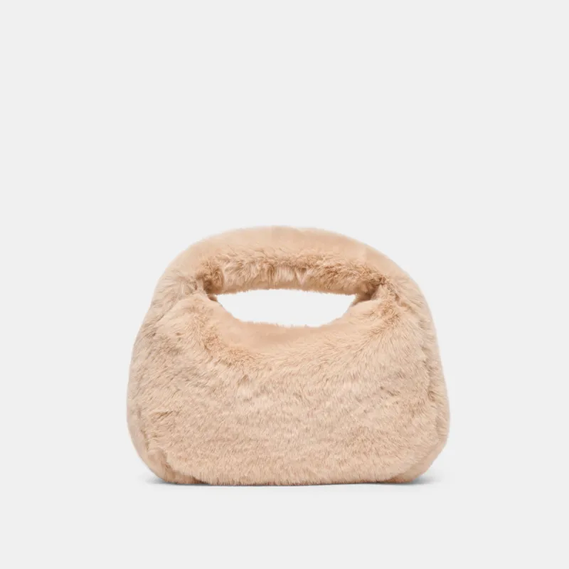 FRANKIE HANDBAG NATURAL PLUSH made by Dolce Vita