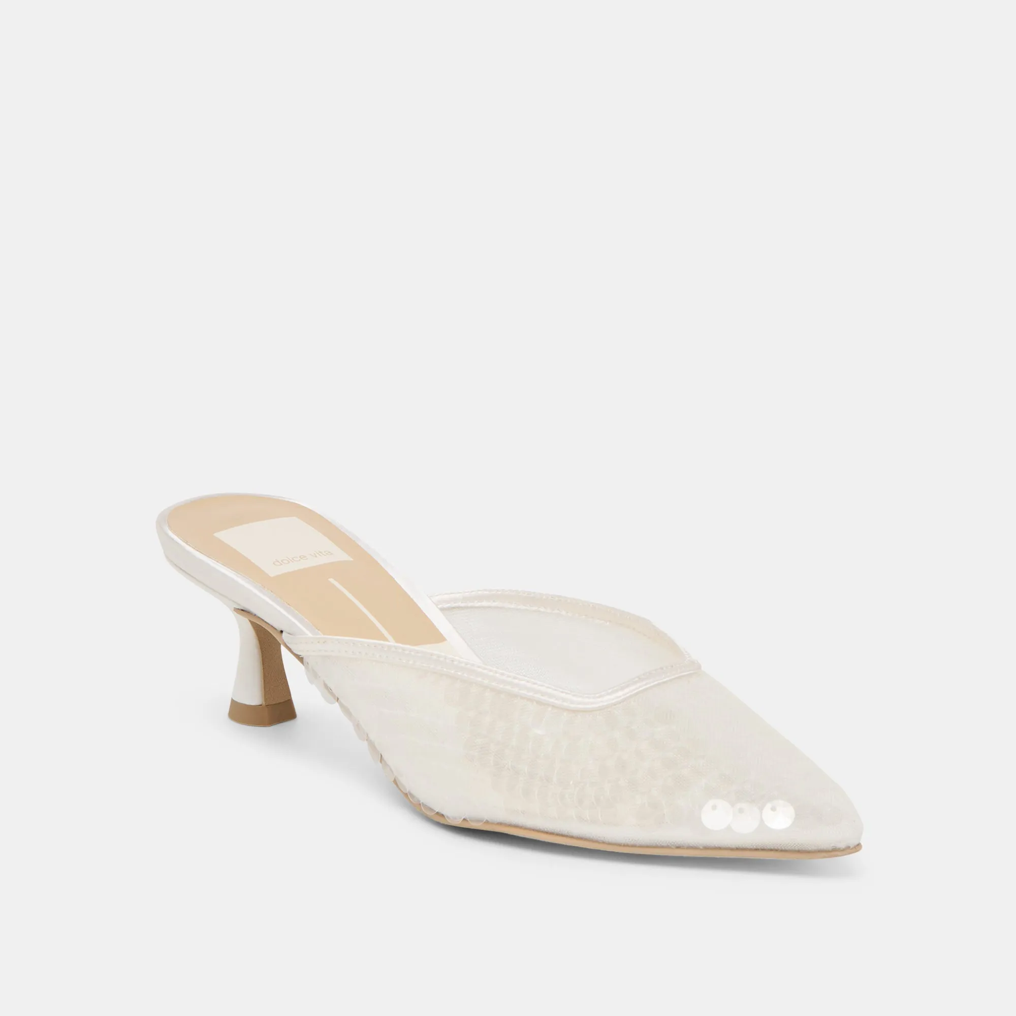 CLEO SEQUIN HEELS IVORY SEQUIN sold by Dolce Vita product image thumbnail 2