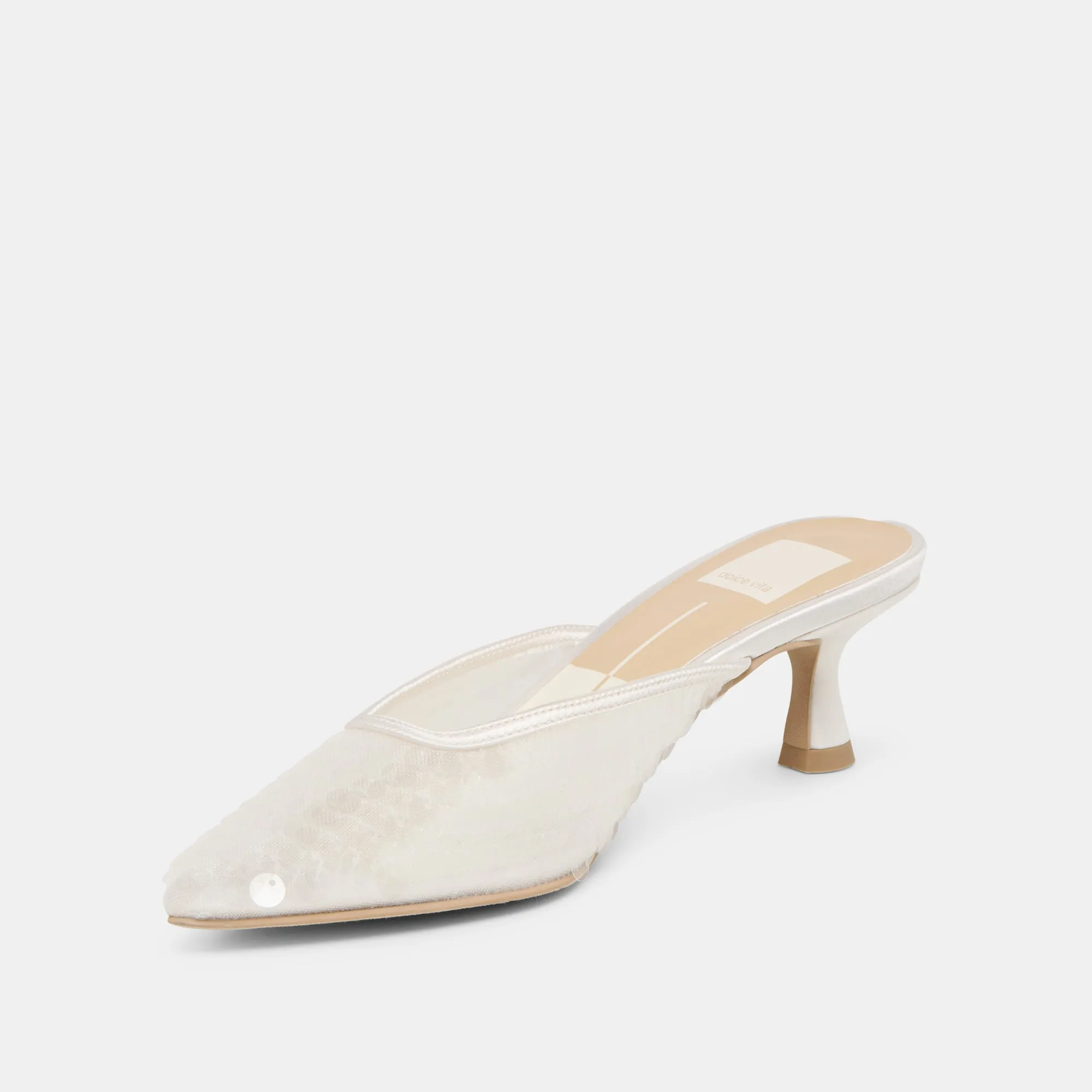 CLEO SEQUIN HEELS IVORY SEQUIN sold by Dolce Vita product image thumbnail 4