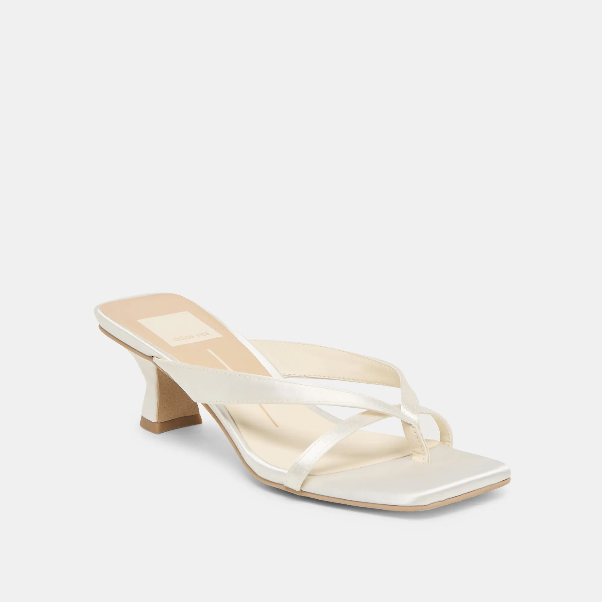 BREVEL HEELS TRUE WHITE SATIN sold by Dolce Vita product image thumbnail 2