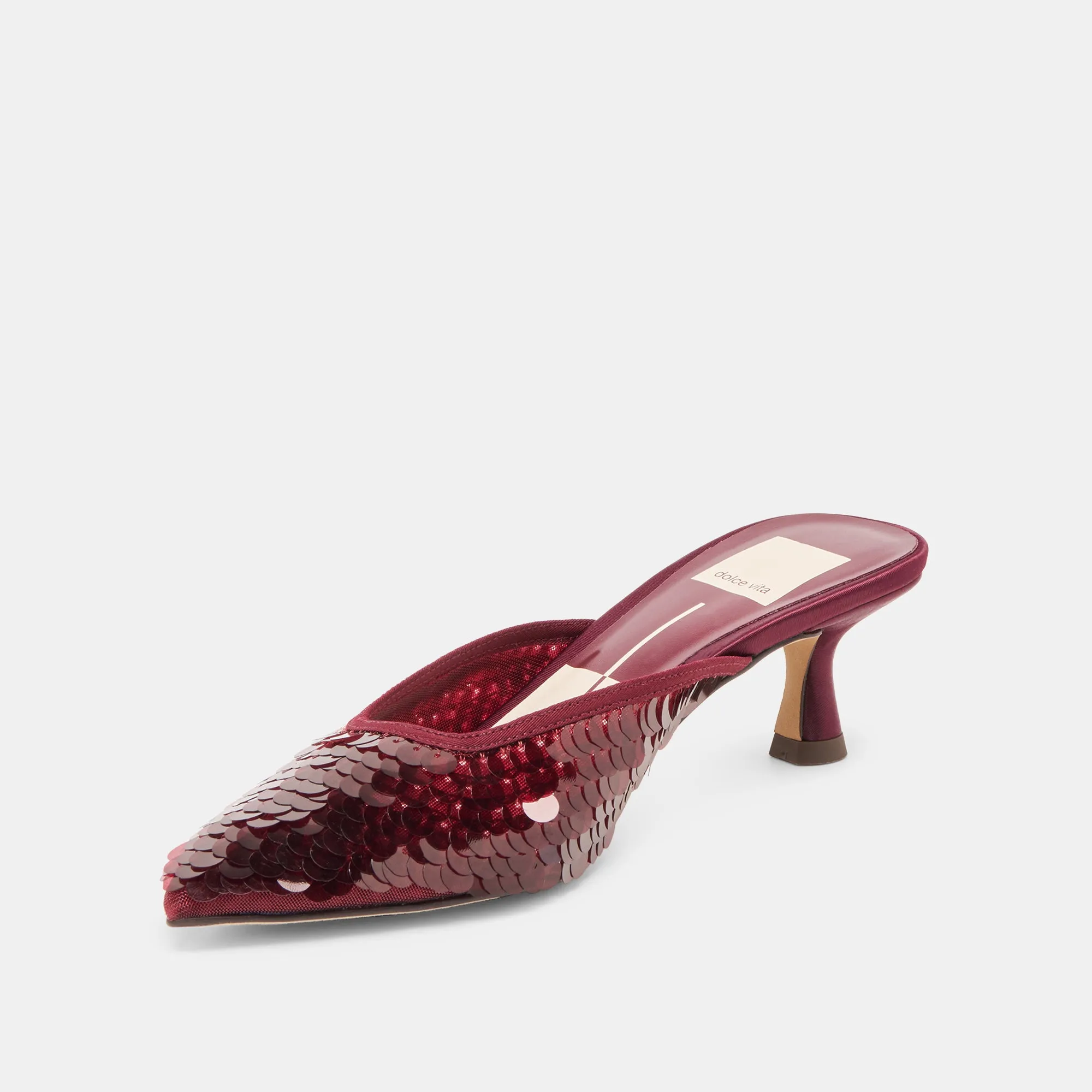 CLEO SEQUIN HEELS CRANBERRY SEQUIN sold by Dolce Vita product image thumbnail 4
