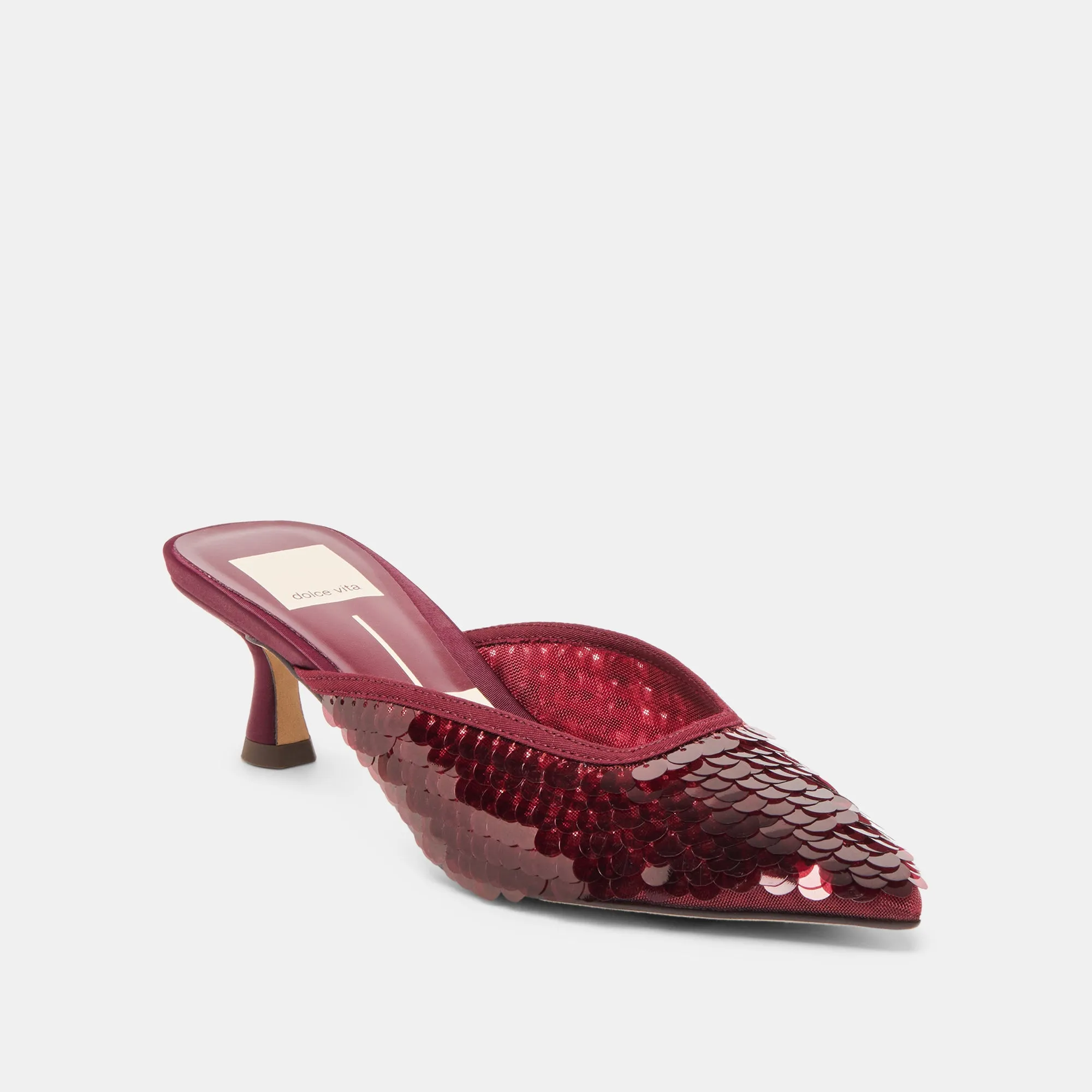 CLEO SEQUIN HEELS CRANBERRY SEQUIN sold by Dolce Vita product image thumbnail 2