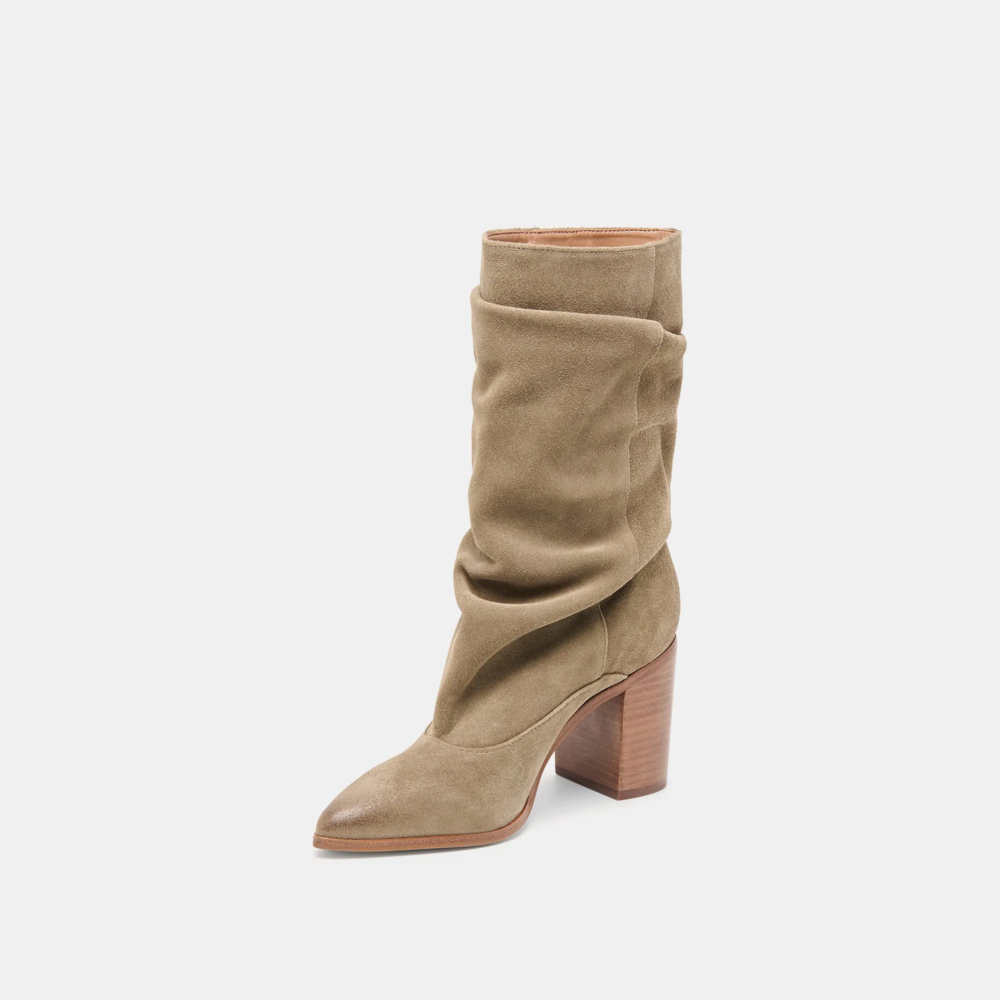 TALINA WIDE CALF BOOTS OLIVE SUEDE sold by Dolce Vita product image thumbnail 4