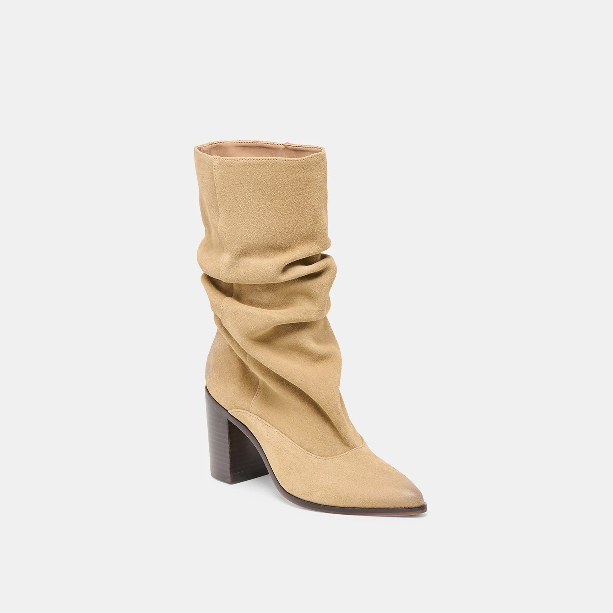 TALINA WIDE CALF BOOTS DK TAUPE SUEDE sold by Dolce Vita product image thumbnail 3