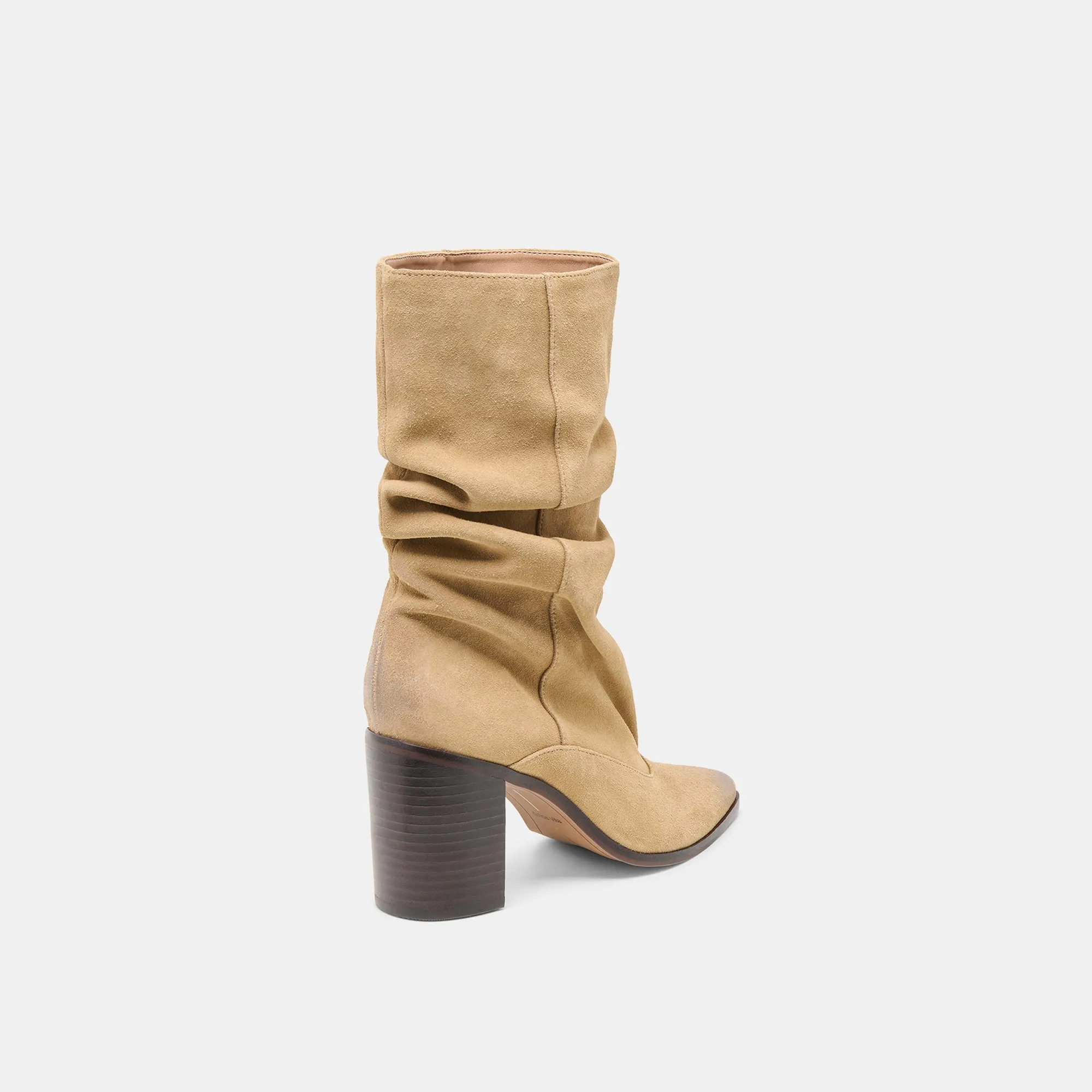 TALINA WIDE CALF BOOTS DK TAUPE SUEDE sold by Dolce Vita product image thumbnail 5