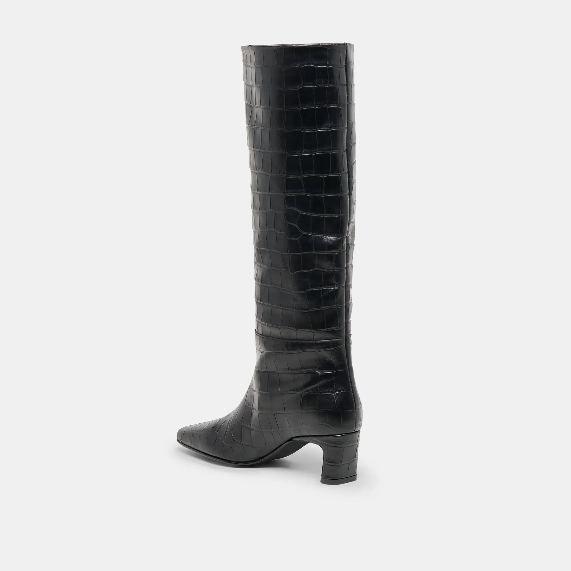 TRIXI BOOTS NOIR CROCO EMBOSSED LEATHER sold by Dolce Vita product image thumbnail 5
