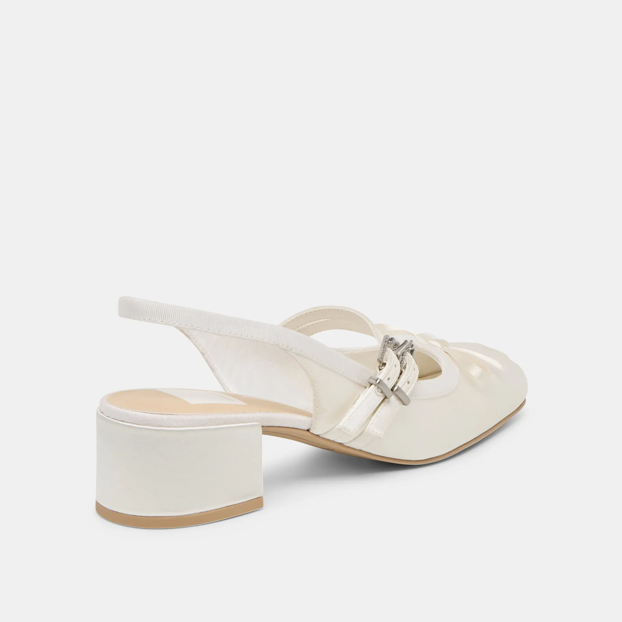 LORIS HEELS TRUE WHITE SATIN sold by Dolce Vita product image thumbnail 3