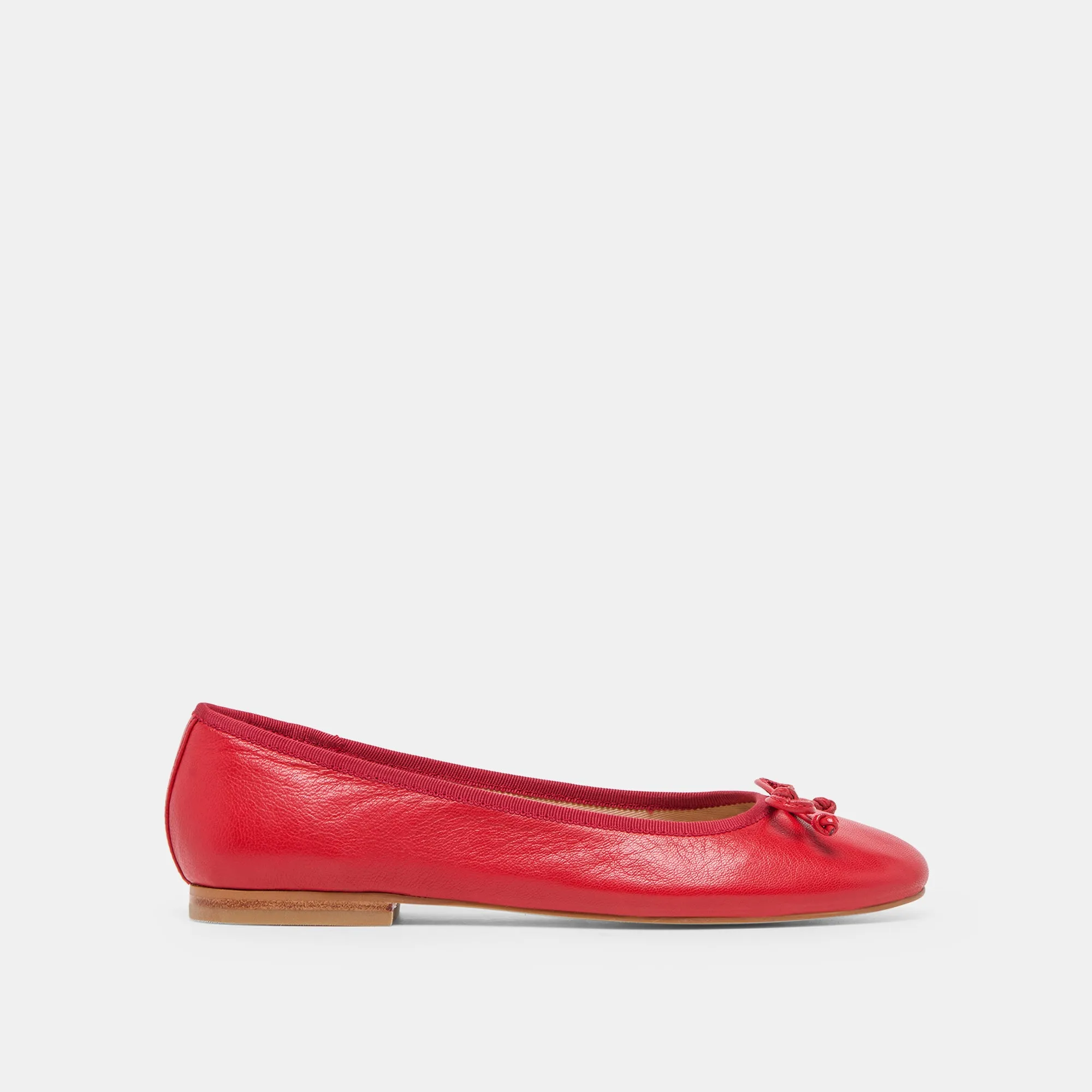 RITLA BALLET FLATS CHERRY LEATHER sold by Dolce Vita