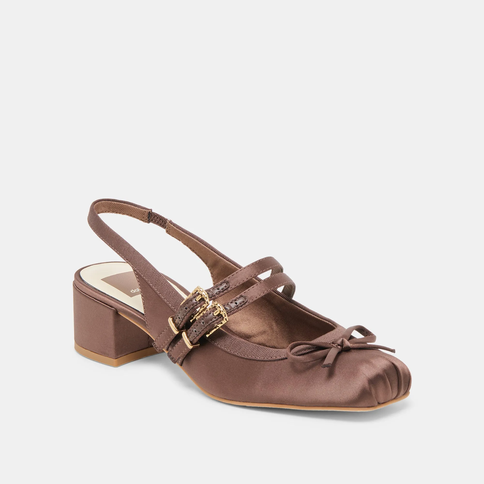 LORIS HEELS MAHOGANY SATIN sold by Dolce Vita product image thumbnail 3