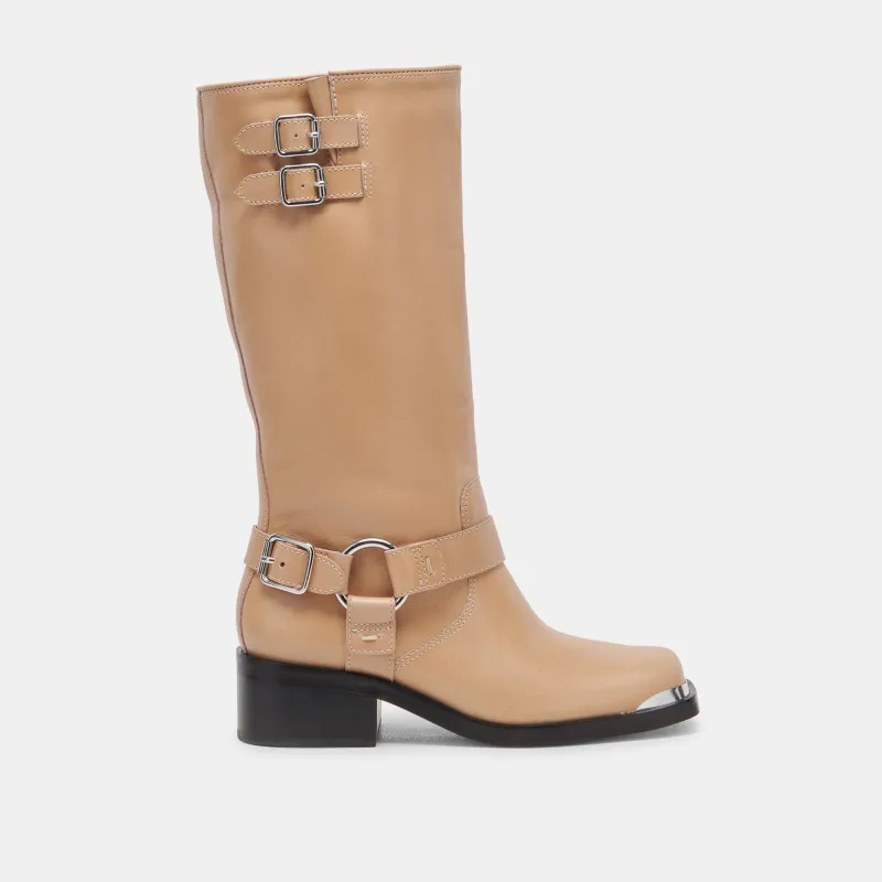 EVI BOOTS CAMEL LEATHER - re:vita sold by Dolce Vita