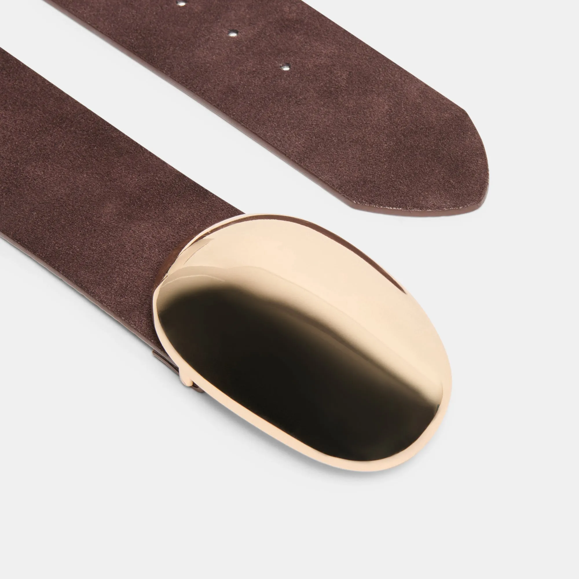 BUBBLE BUCKLE BELT MAHOGANY GOLD sold by Dolce Vita product image thumbnail 3