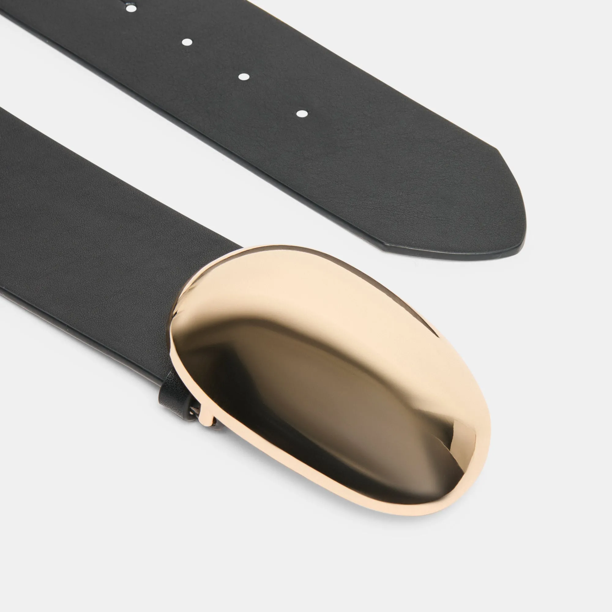 BUBBLE BUCKLE BELT BLACK GOLD sold by Dolce Vita product image thumbnail 3