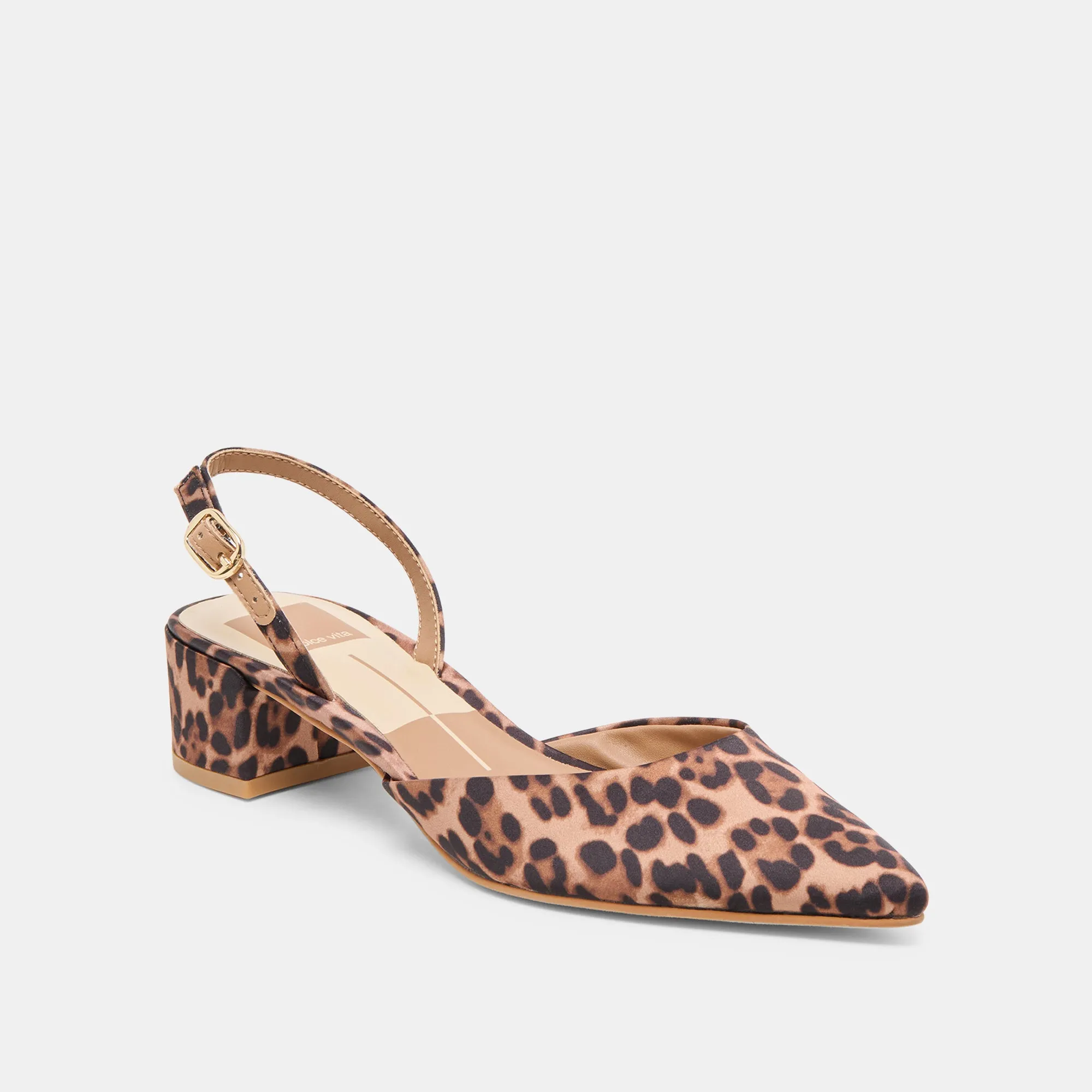 CAREL HEELS DK LEOPARD SATIN sold by Dolce Vita product image thumbnail 3