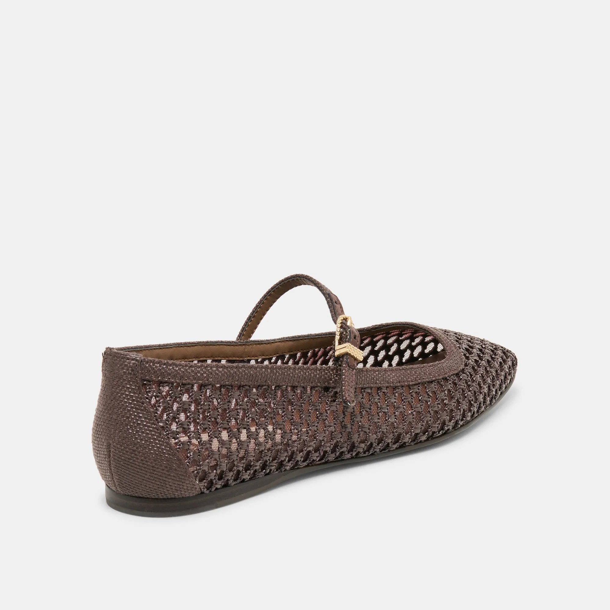 REYES BALLET FLATS CHOCOLATE WOVEN RAFFIA sold by Dolce Vita product image thumbnail 3