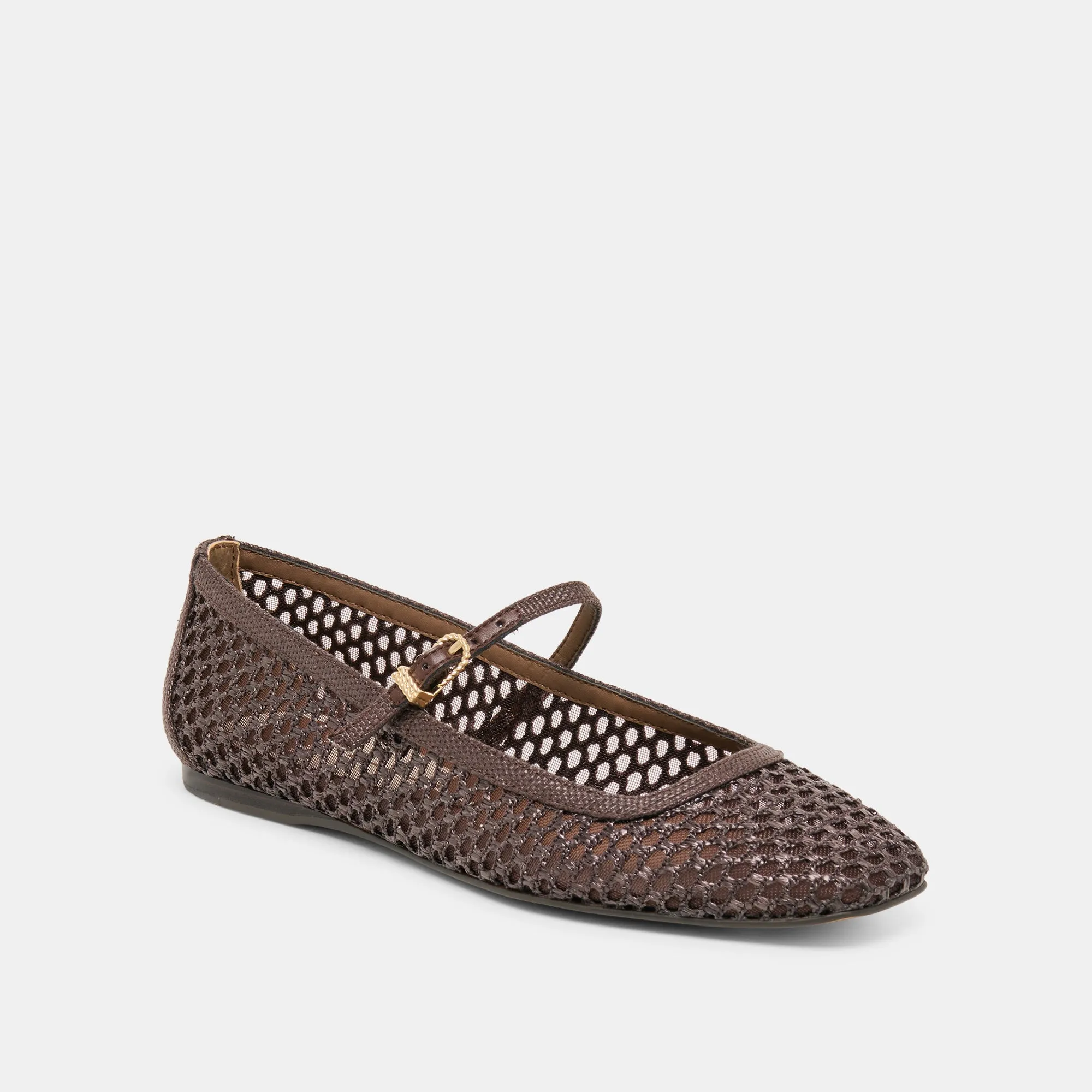 REYES BALLET FLATS CHOCOLATE WOVEN RAFFIA sold by Dolce Vita product image thumbnail 2