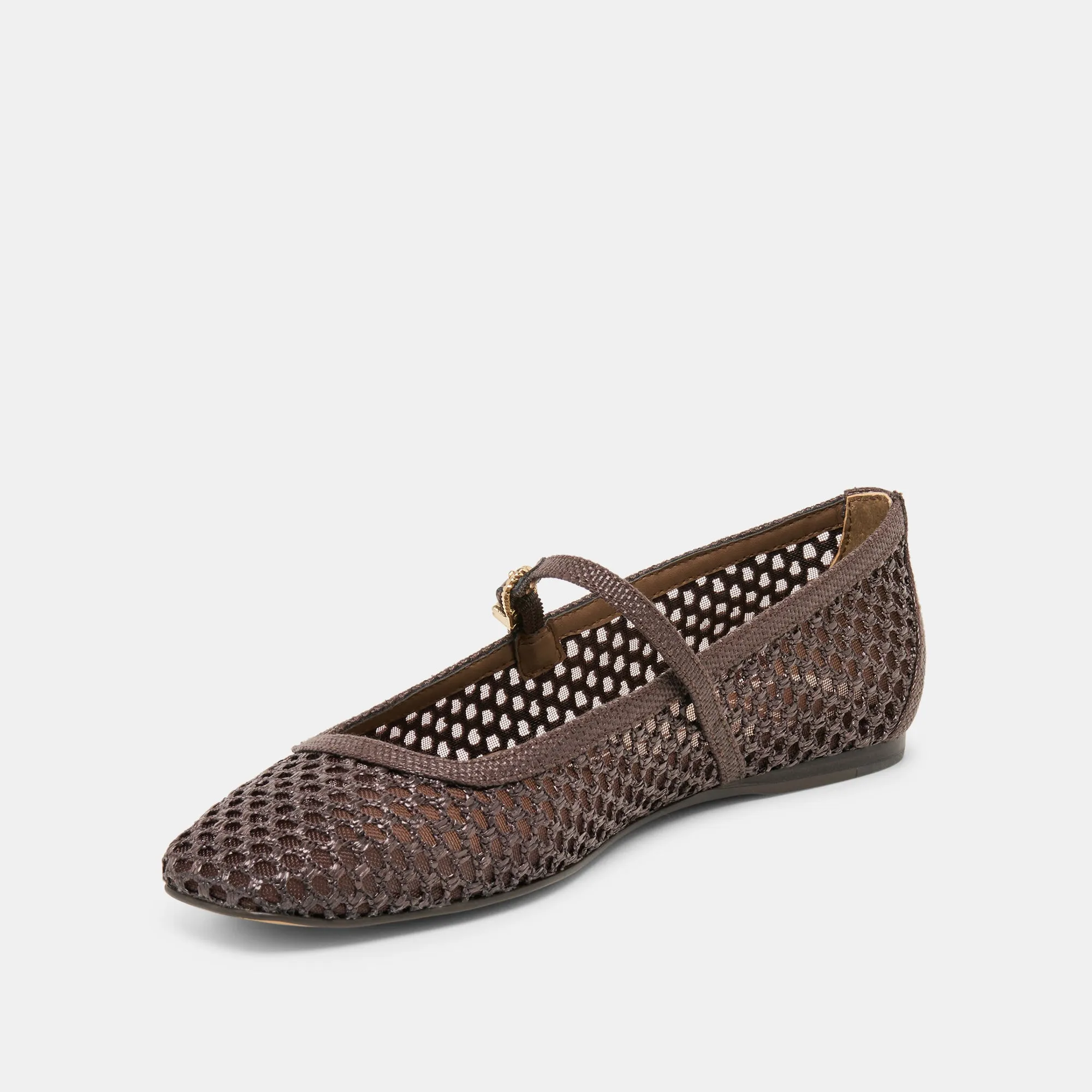 REYES BALLET FLATS CHOCOLATE WOVEN RAFFIA sold by Dolce Vita product image thumbnail 4
