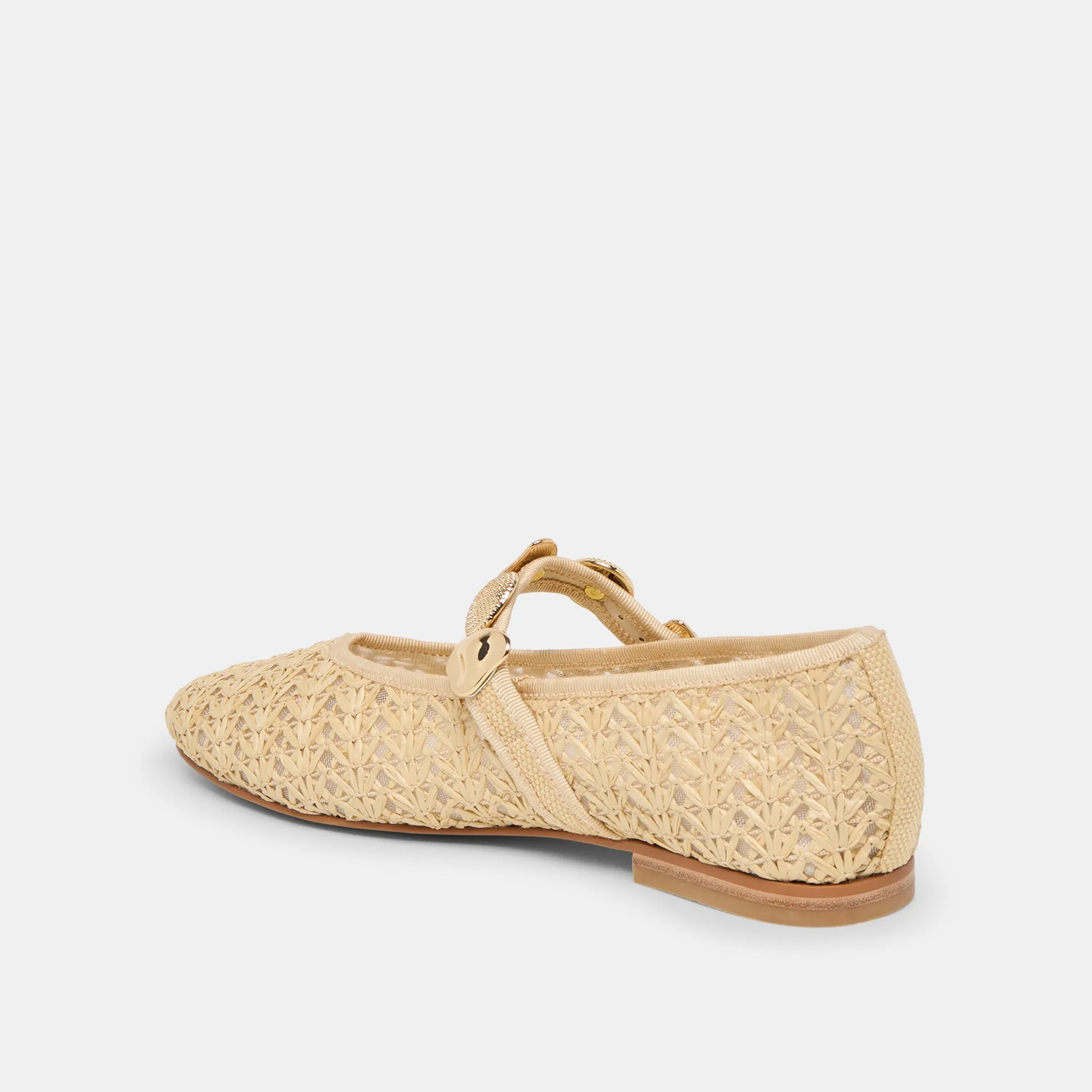 RELAN BALLET FLATS NATURAL CROSS HATCH RAFFIA sold by Dolce Vita product image thumbnail 5