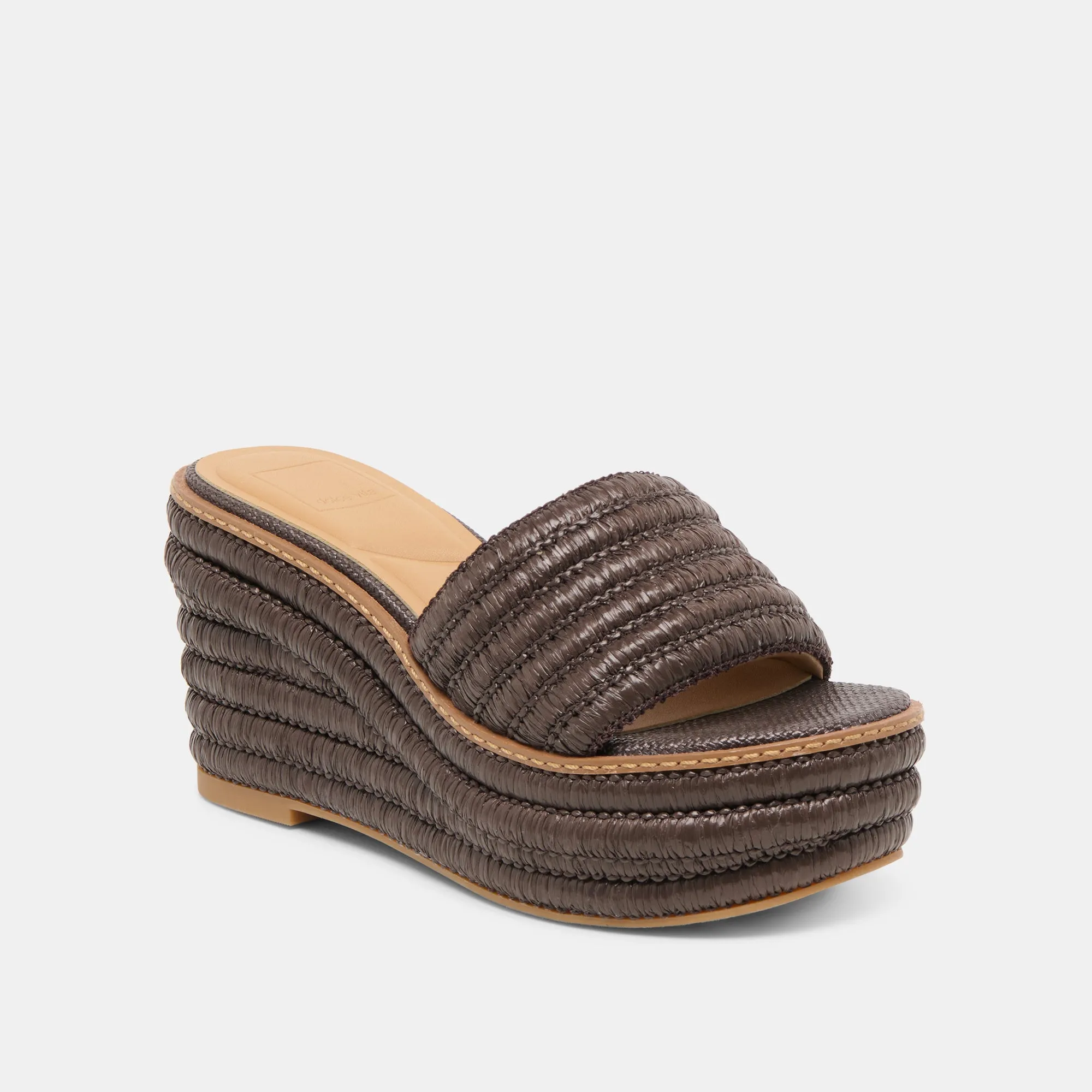 THRONE WEDGES CHOCOLATE RAFFIA sold by Dolce Vita product image thumbnail 2