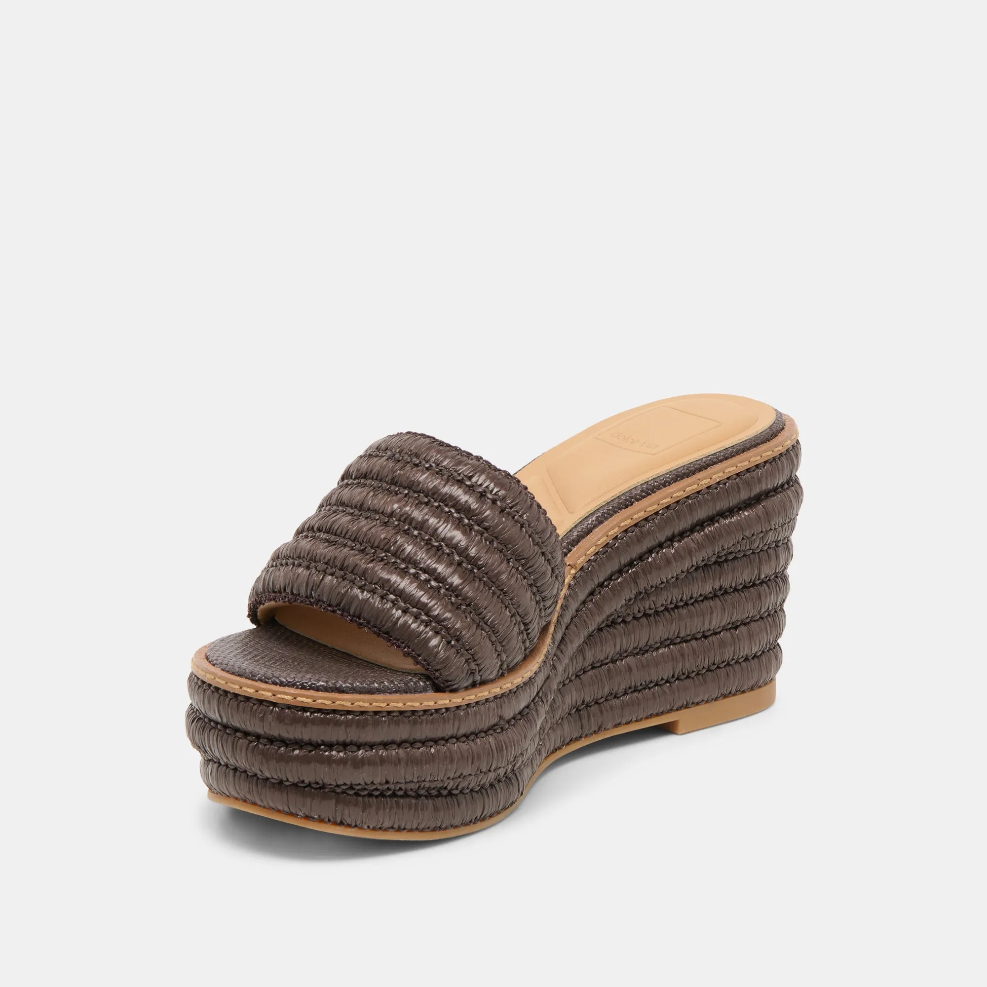 THRONE WEDGES CHOCOLATE RAFFIA sold by Dolce Vita product image thumbnail 4