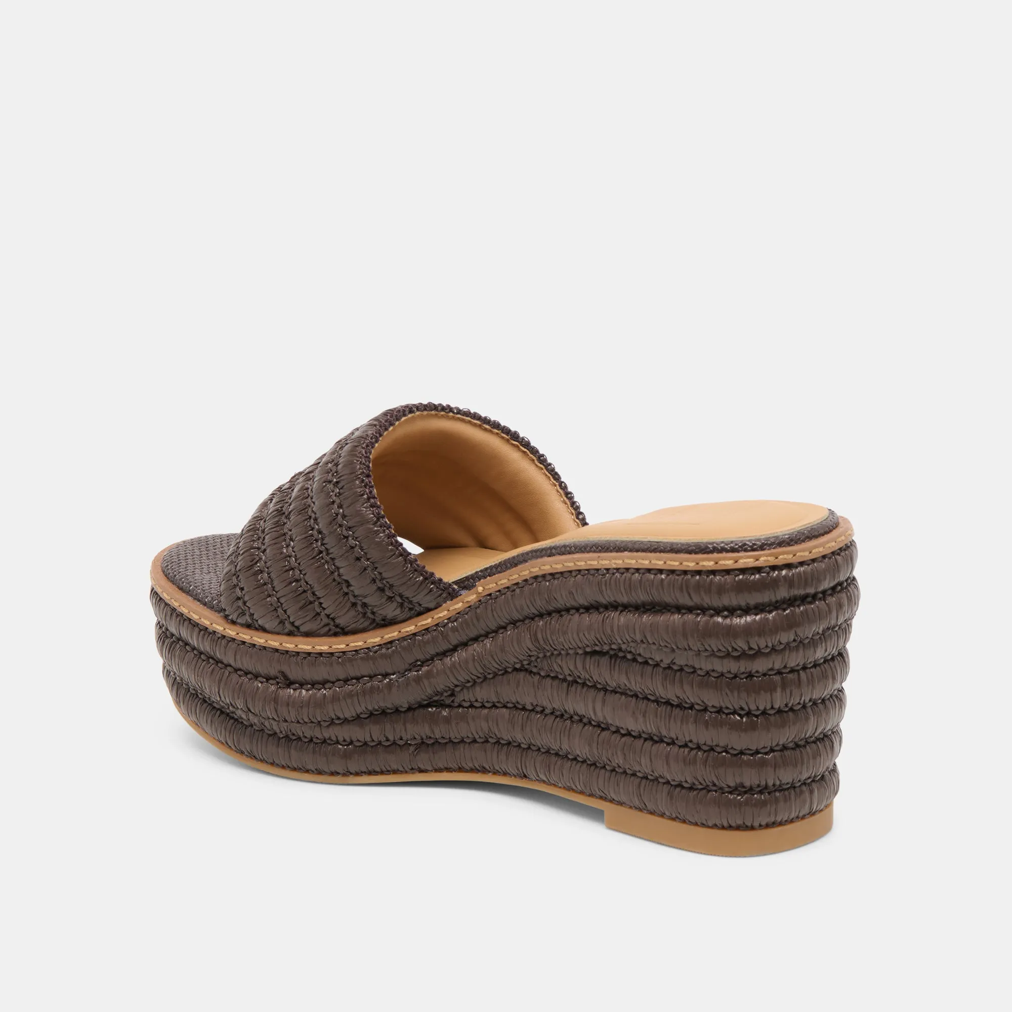 THRONE WEDGES CHOCOLATE RAFFIA sold by Dolce Vita product image thumbnail 5