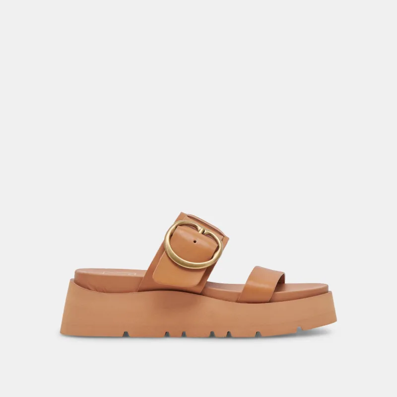 DEX SANDALS TAN LEATHER sold by Dolce Vita
