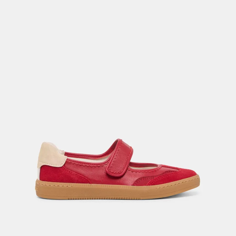 NANET SNEAKERS CRIMSON LEATHER sold by Dolce Vita