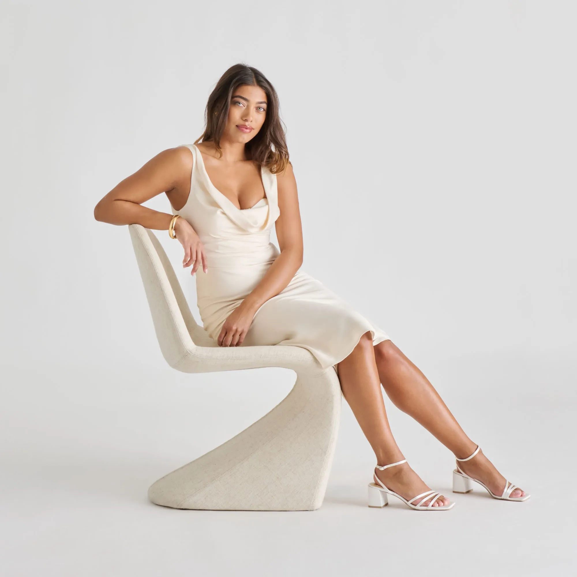 YSABEL HEELS TRUE WHITE SATIN sold by Dolce Vita product image thumbnail 4