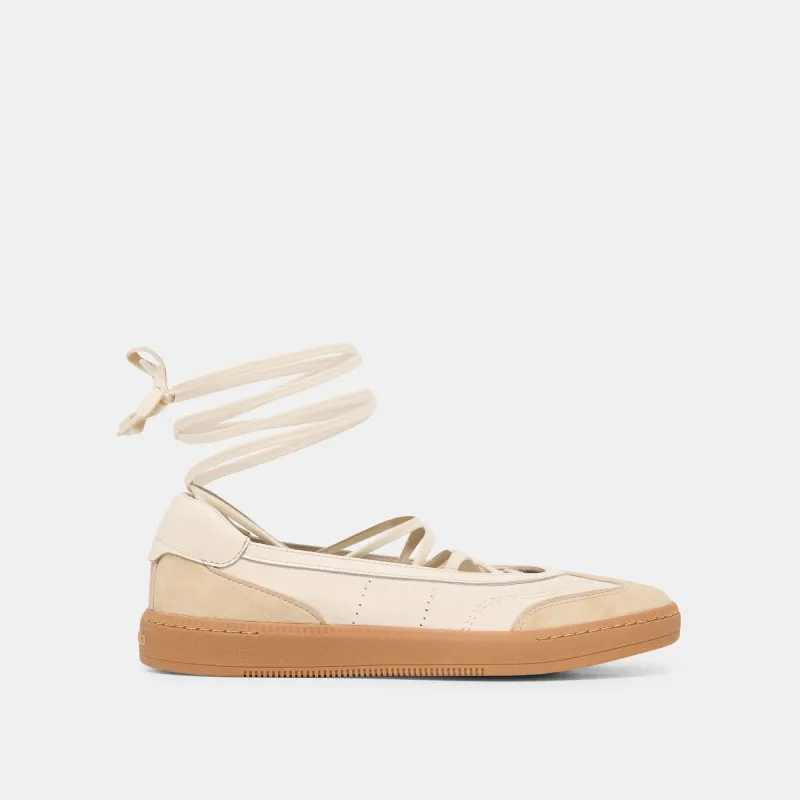 NYOMIE SNEAKERS IVORY MULTI LEATHER sold by Dolce Vita