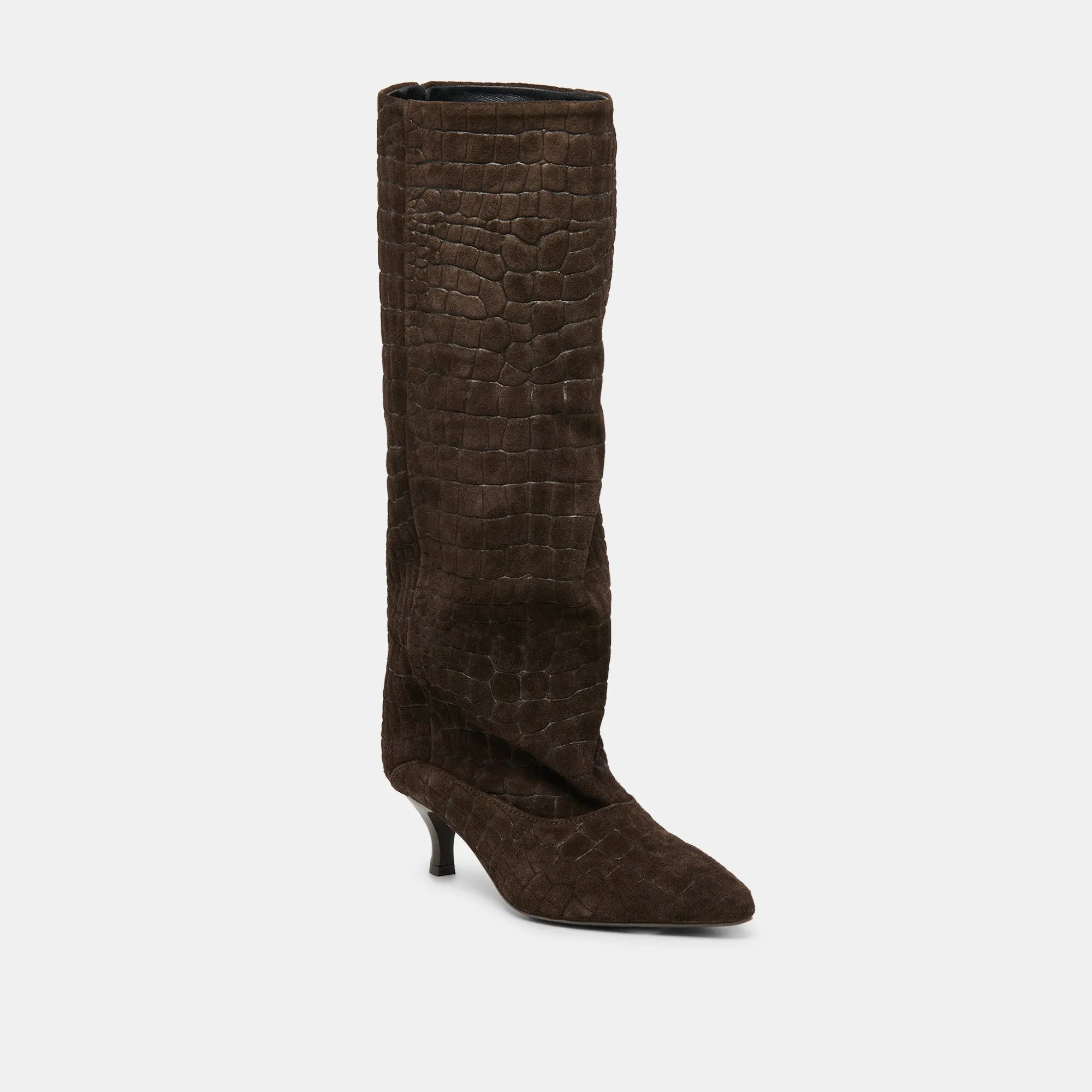 ROXLA BOOTS DK CHOCOLATE CROCO EMBOSSED LEATHER sold by Dolce Vita product image thumbnail 2